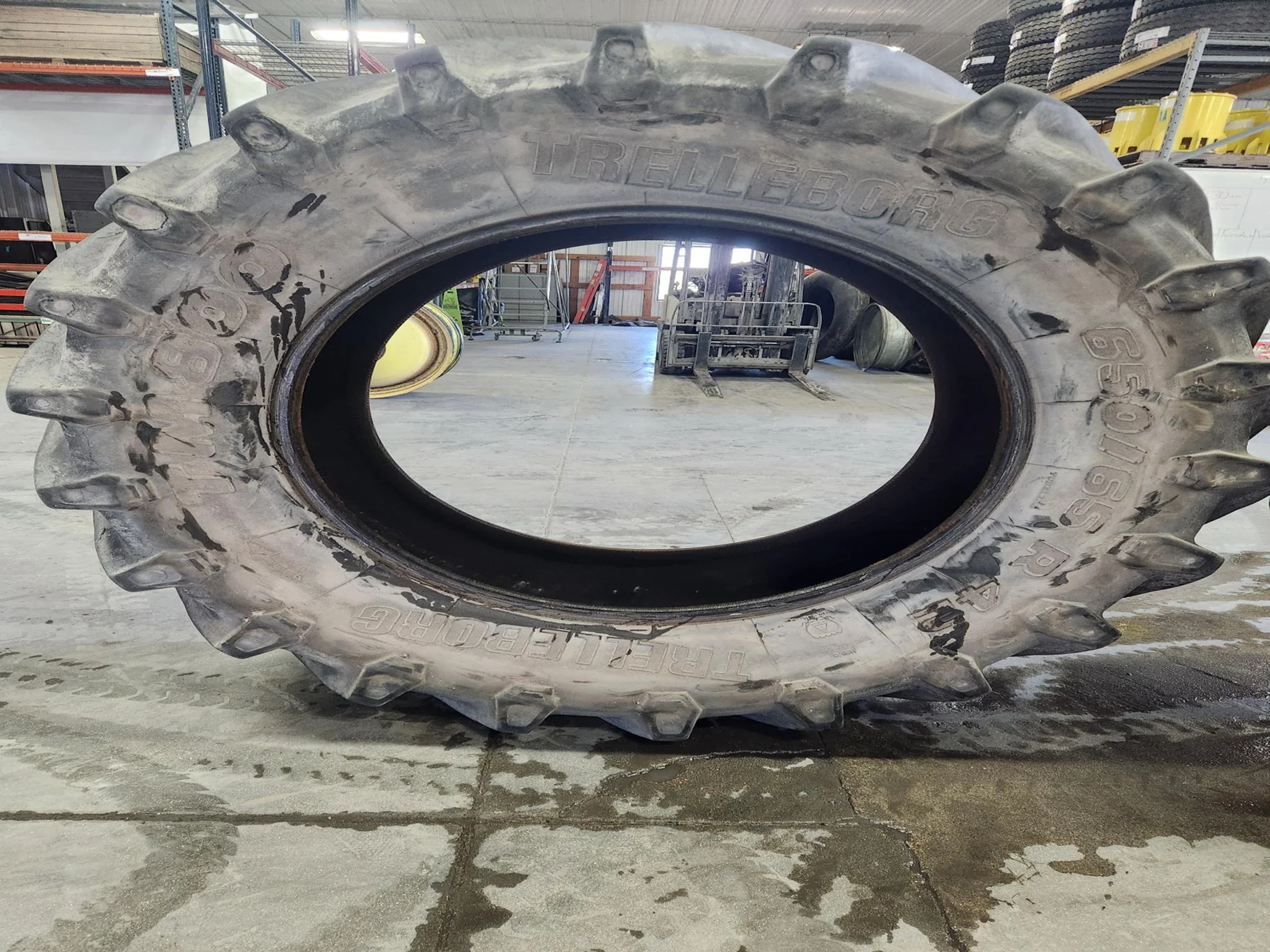 Used 650/65R42 158D Trelleborg TM800 High Speed R-1W TL 75%
