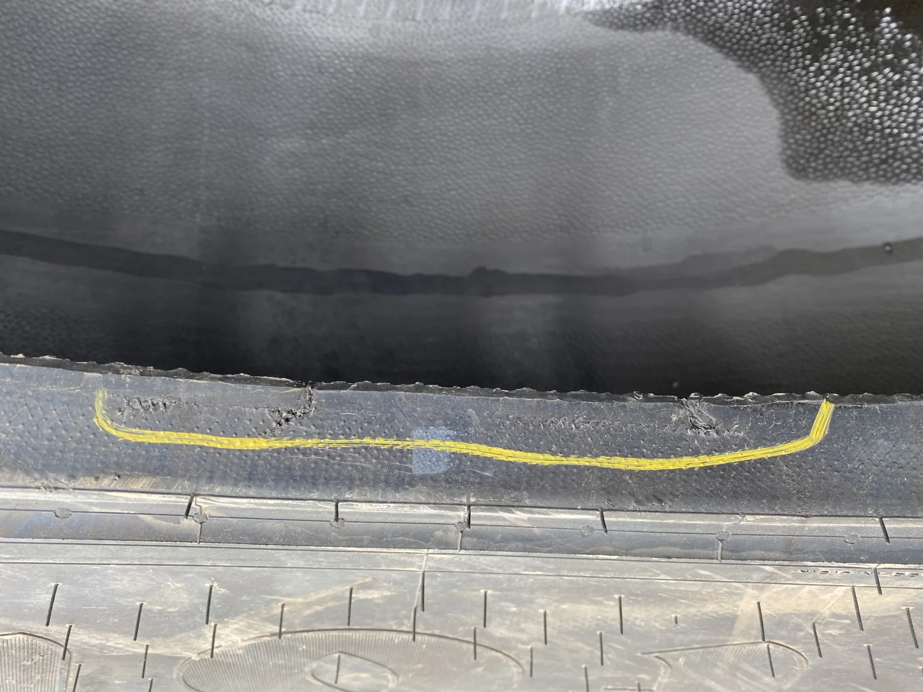 Take-Off IF850/75R42 CFO Firestone Radial Deep Tread 23 R-1W 186B TL - Excellent Condition (Lug Cuts image 7