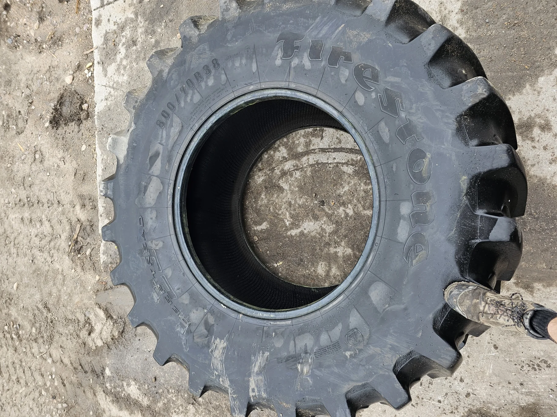 Used 800/70R38 173D Firestone Maxi Traction TL R-1W 90% image 2