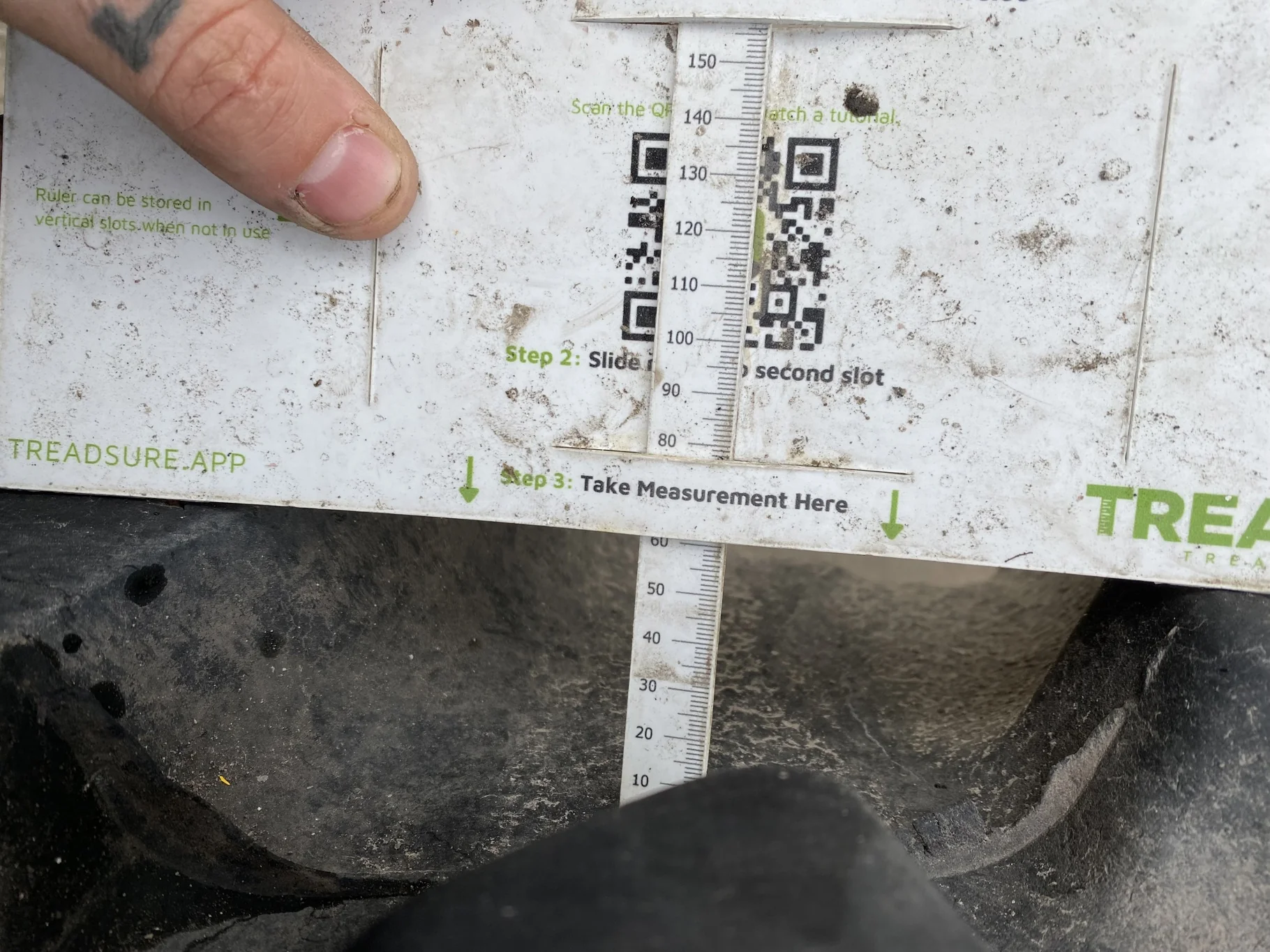 Used 520/85R46 158B Firestone Radial Deep Tread 23 TL R-1W 90% image 4
