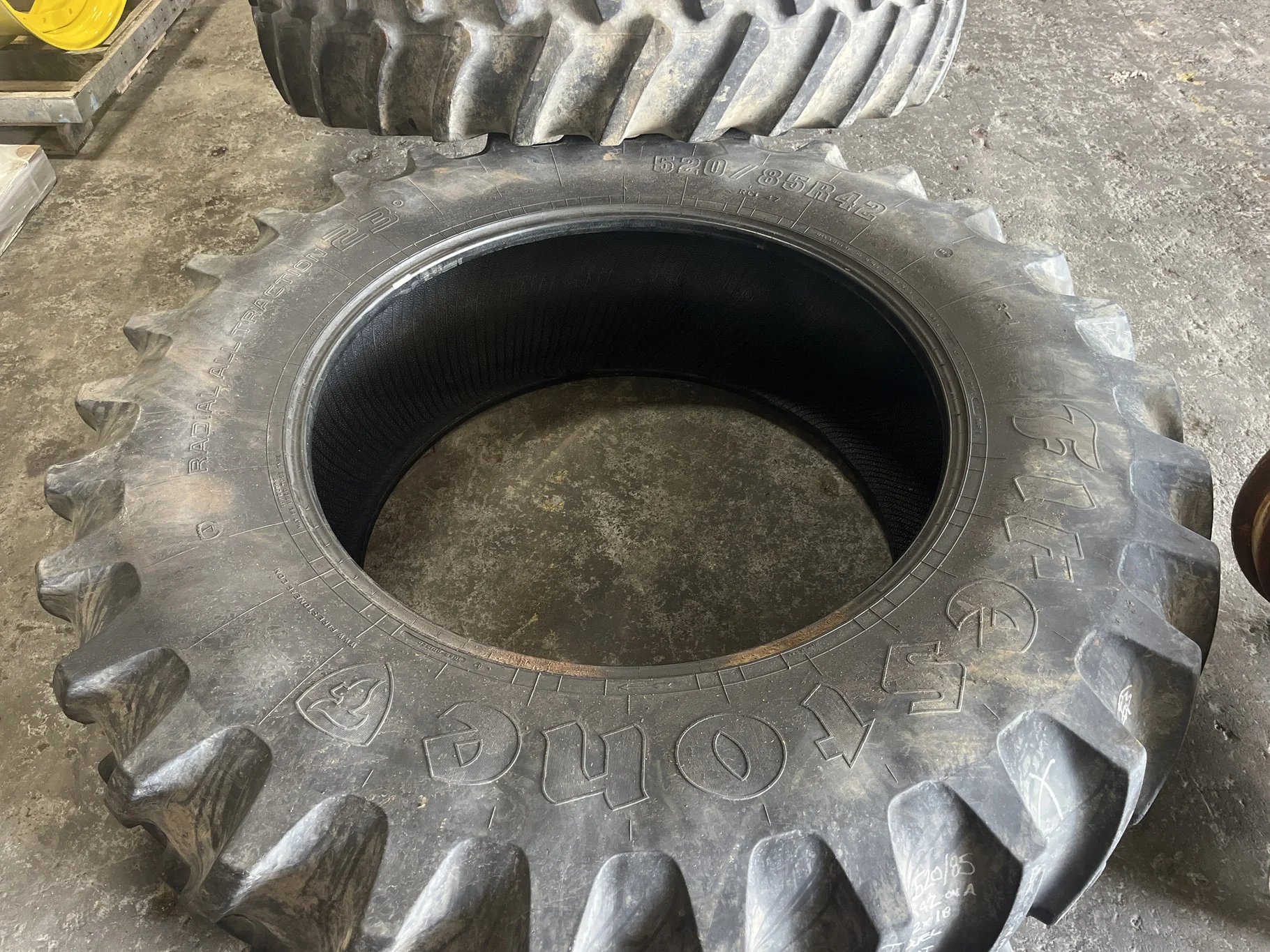 Used 520/85R42 167B Firestone Radial Deep Tread 23 R-1W TL 80%