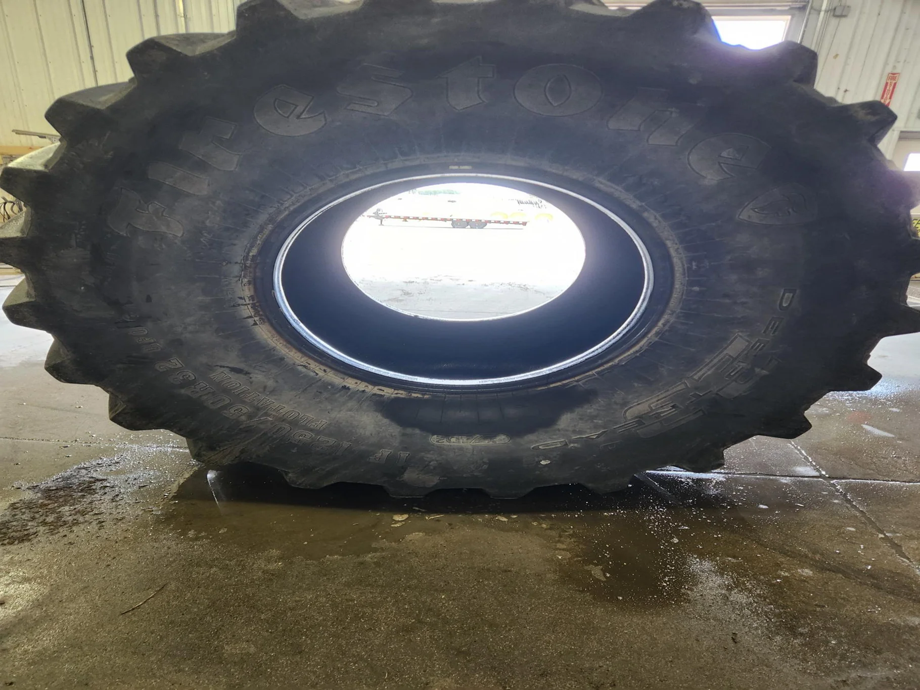 Used IF1250/50R32 195B Firestone Radial Deep Tread 23 CFO R-1W TL 75% image 4