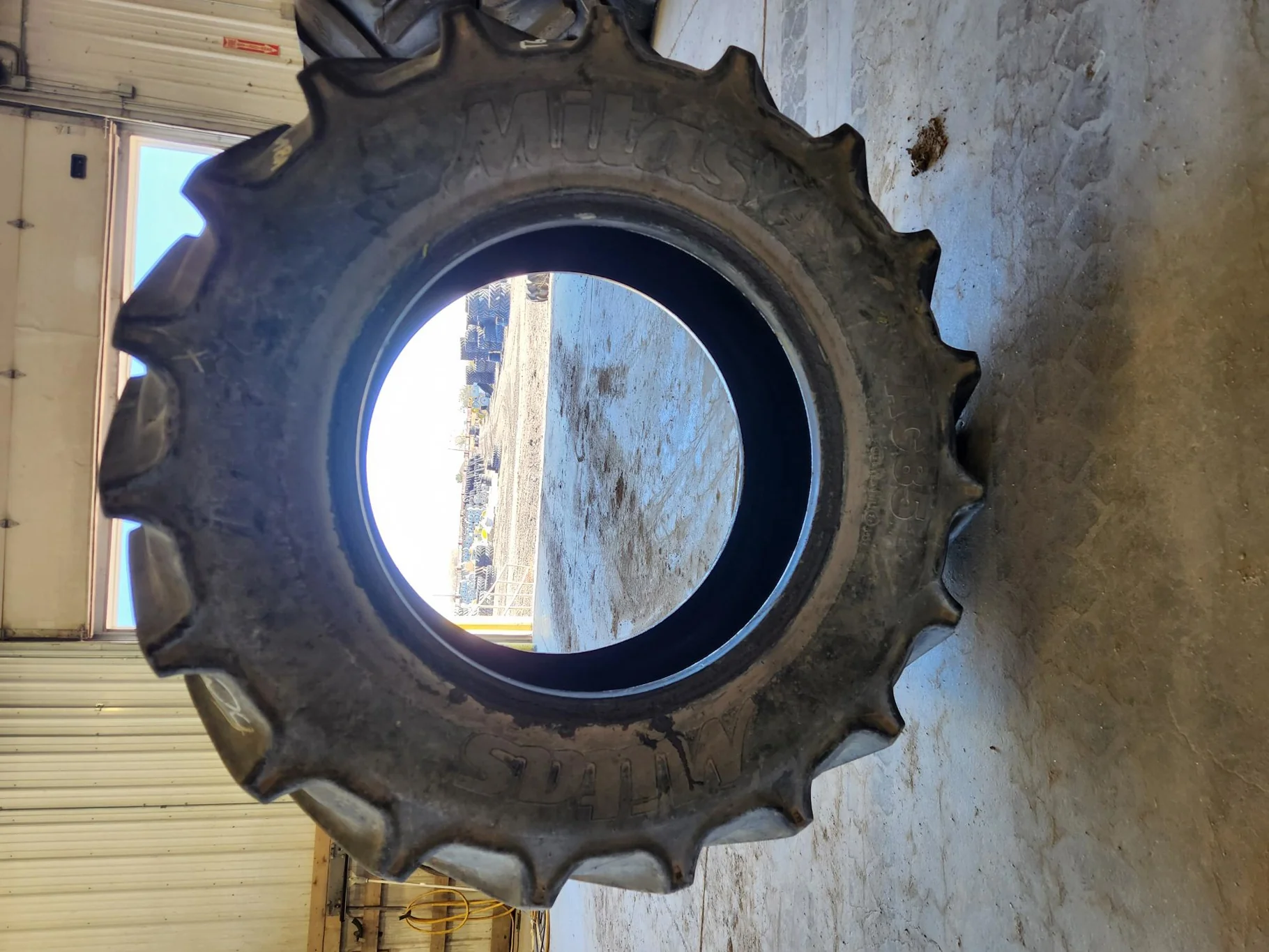 Used 340/85R24 (13.6R24) 125A8/125B Mitas AC85 TL 85% image 8
