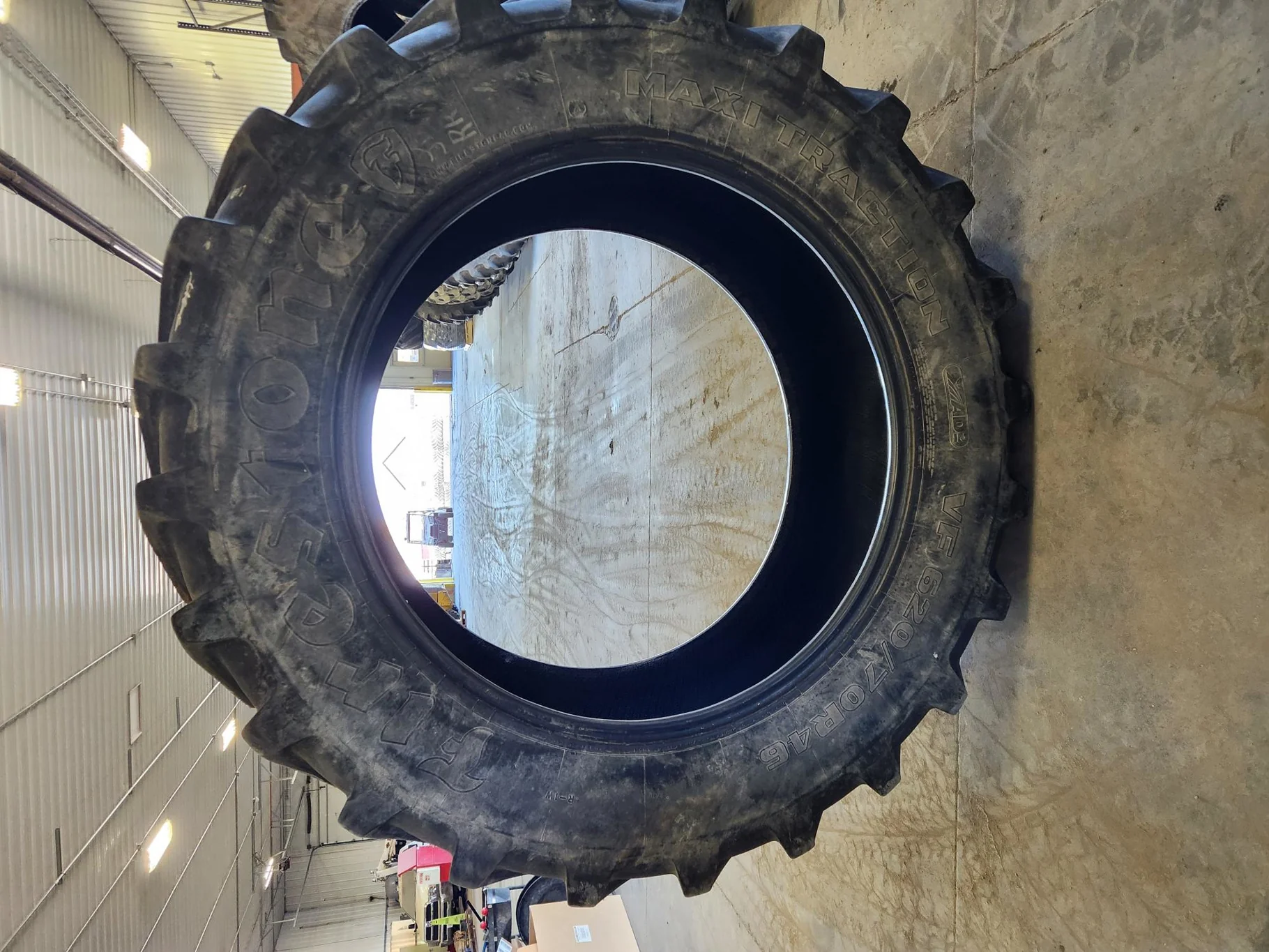 Used VF620/70R46 179D Firestone Maxi Traction R-1W TL 70% image 2
