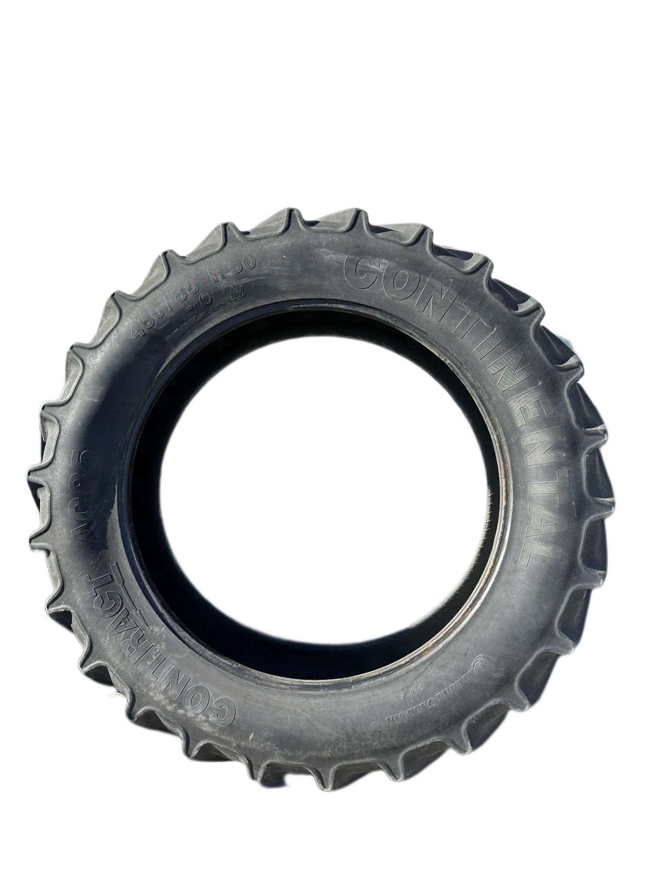 Used 480/80R50 Continental TR85 70% stubble lug stubble weathering image 2