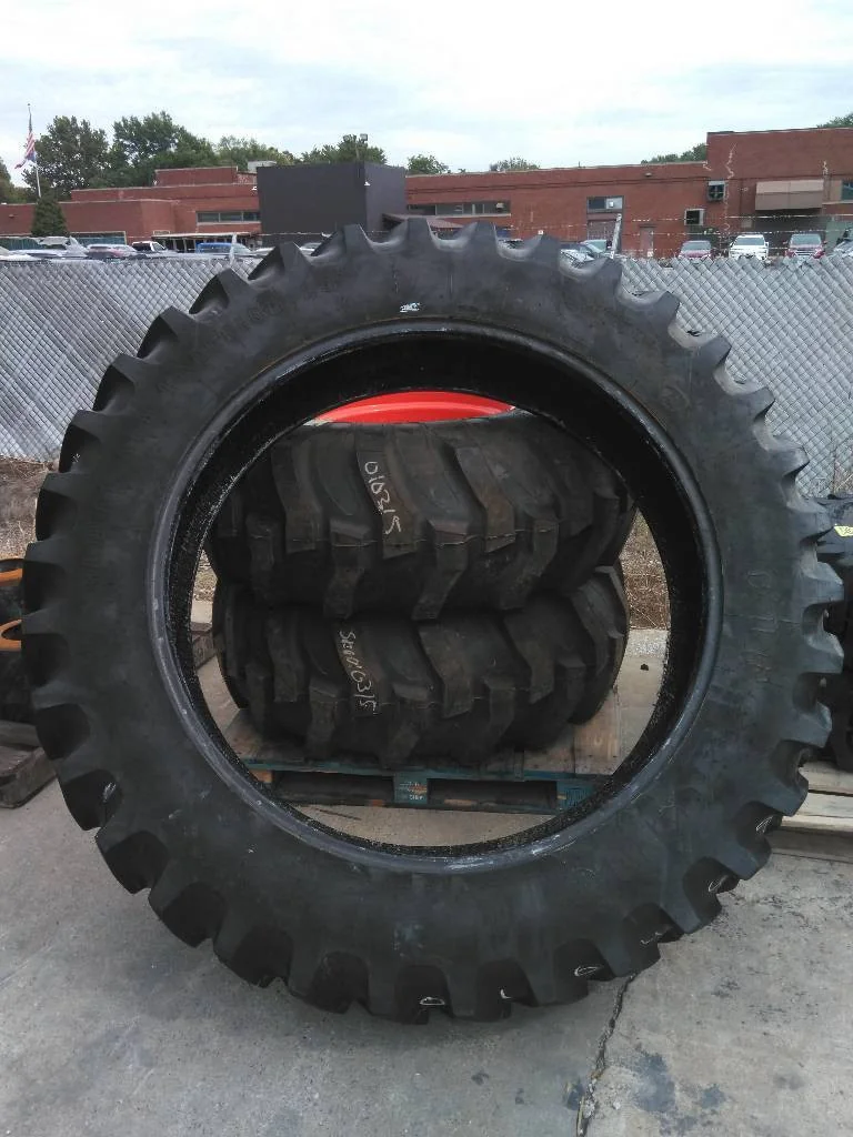 Used 380/90R46 145A8 Firestone Radial All Traction TL R-1 80-85% (Pretty good lug chunking)