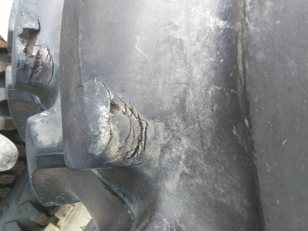 Used 380/90R46 145A8 Firestone Radial All Traction TL R-1 80-85% (Pretty good lug chunking) image 5