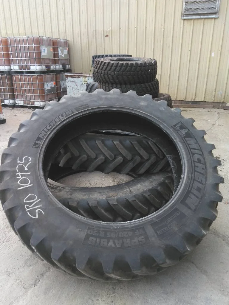 Used VF420/95R50 177D Michelin Spraybib TL R-1W 70-75% (DOT 0420)