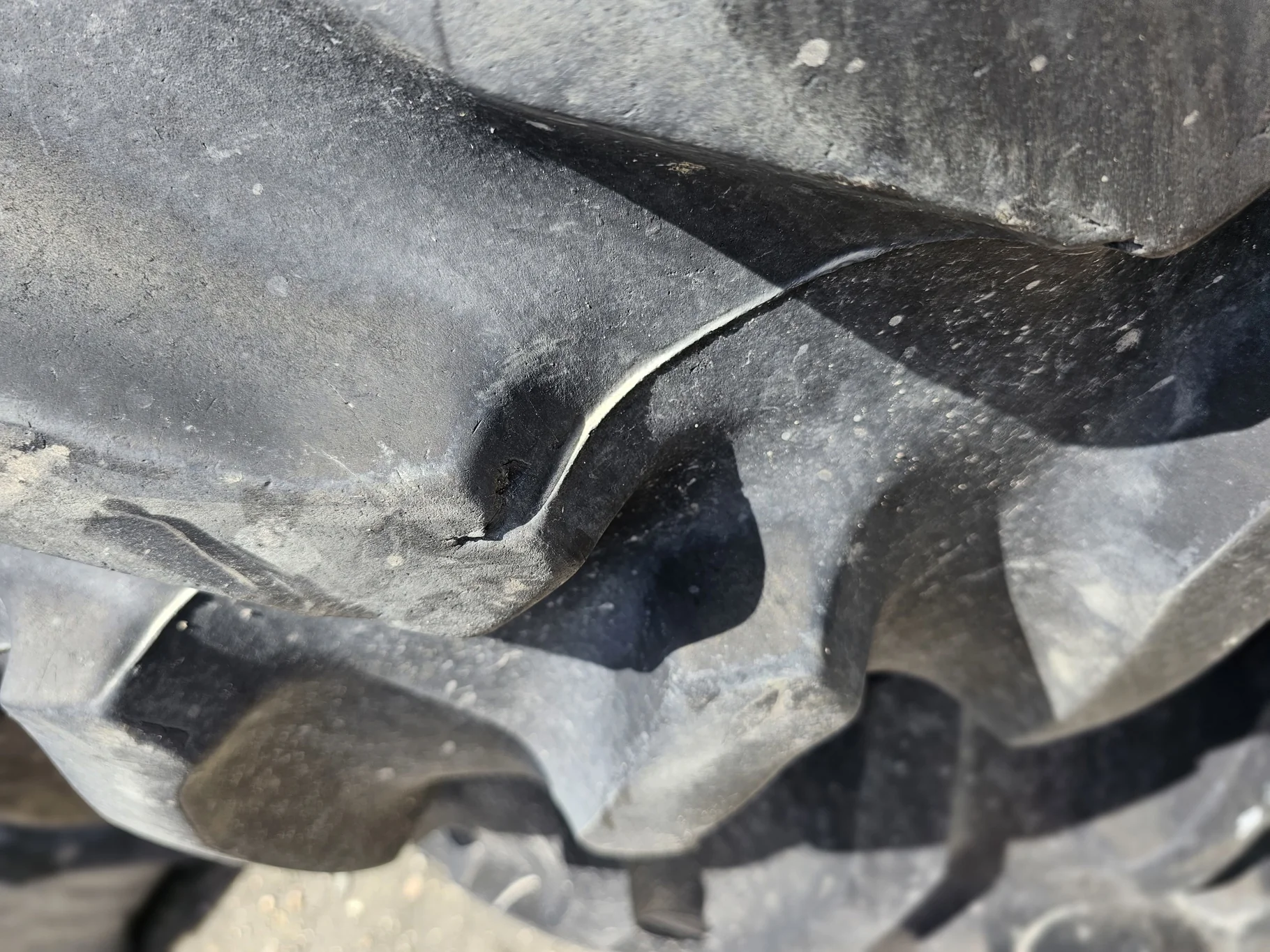 Used 520/85R38 Goodyear Dyna Torque Radial 155A8/B R-1 TL 75% - Good Condition  _x000D_ (Uneven Trea image 3