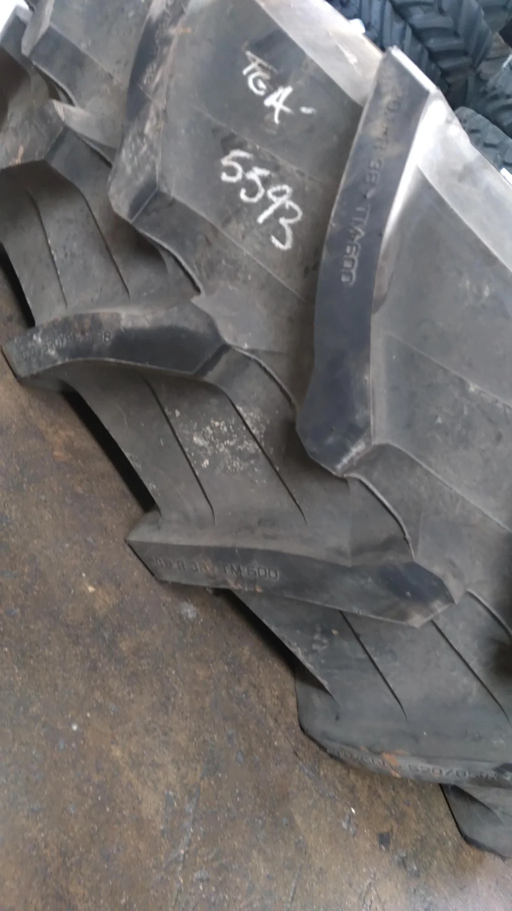 Take-Off 520/85R38 Trelleborg TM600 R-1W 155A8 TL - Excellent Condition image 2