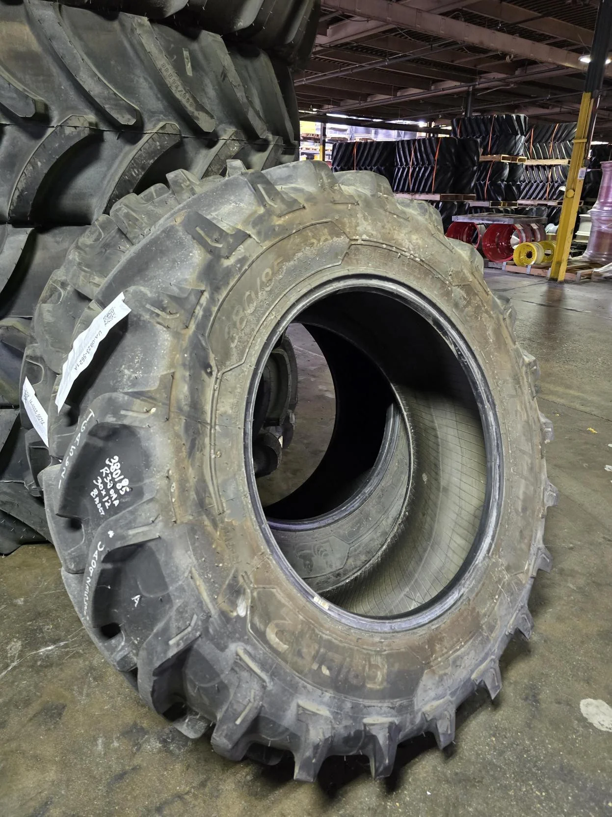 Used 380/85R30 140A8/140B Michelin AgriBib 2 R-1W  TL 90-95% image 2