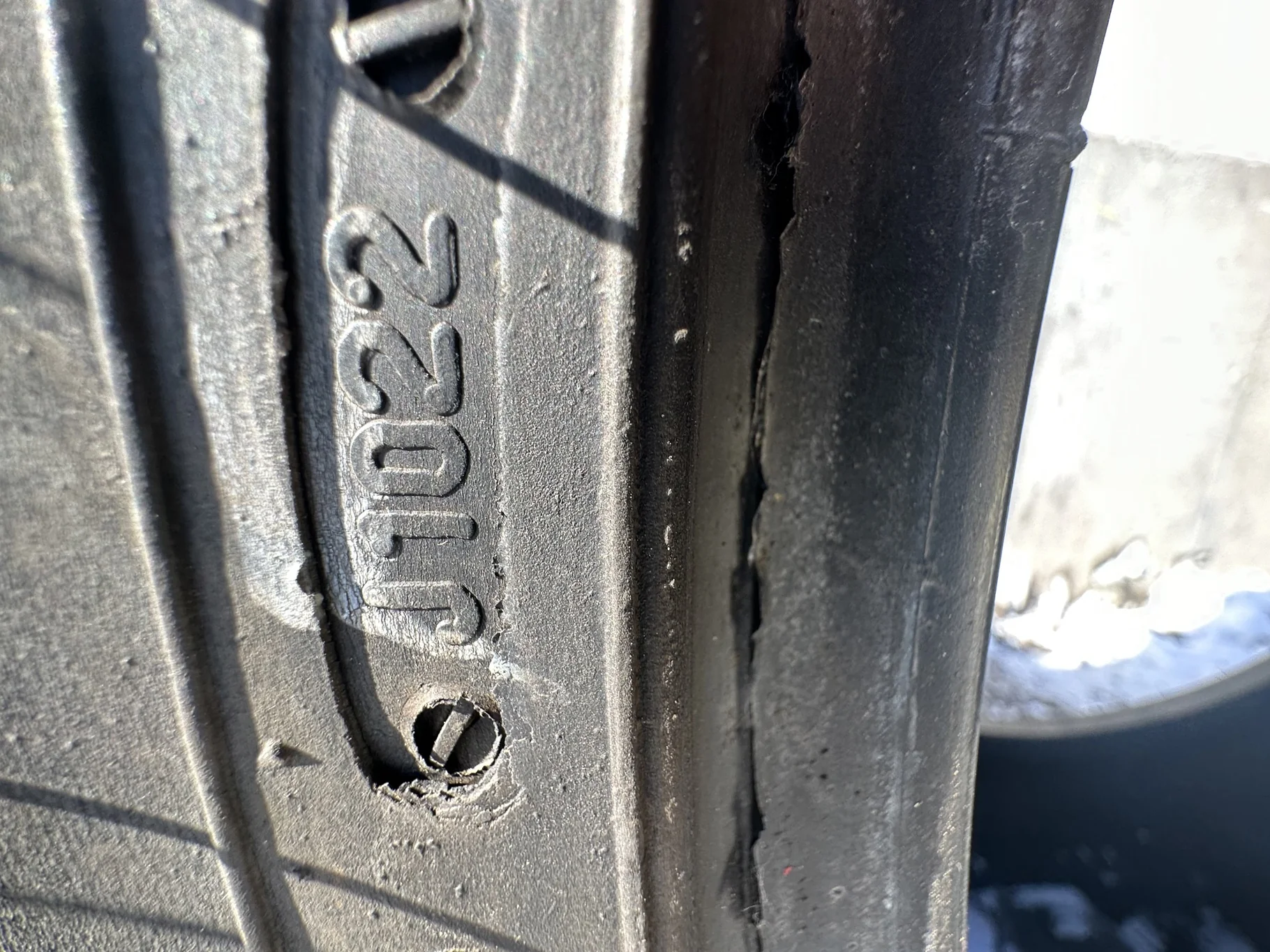 Used 540/65R28 BKT Agrimax RT 657 R-1W 149D/152A8 TL 98% - Good Condition Lug Cuts image 5