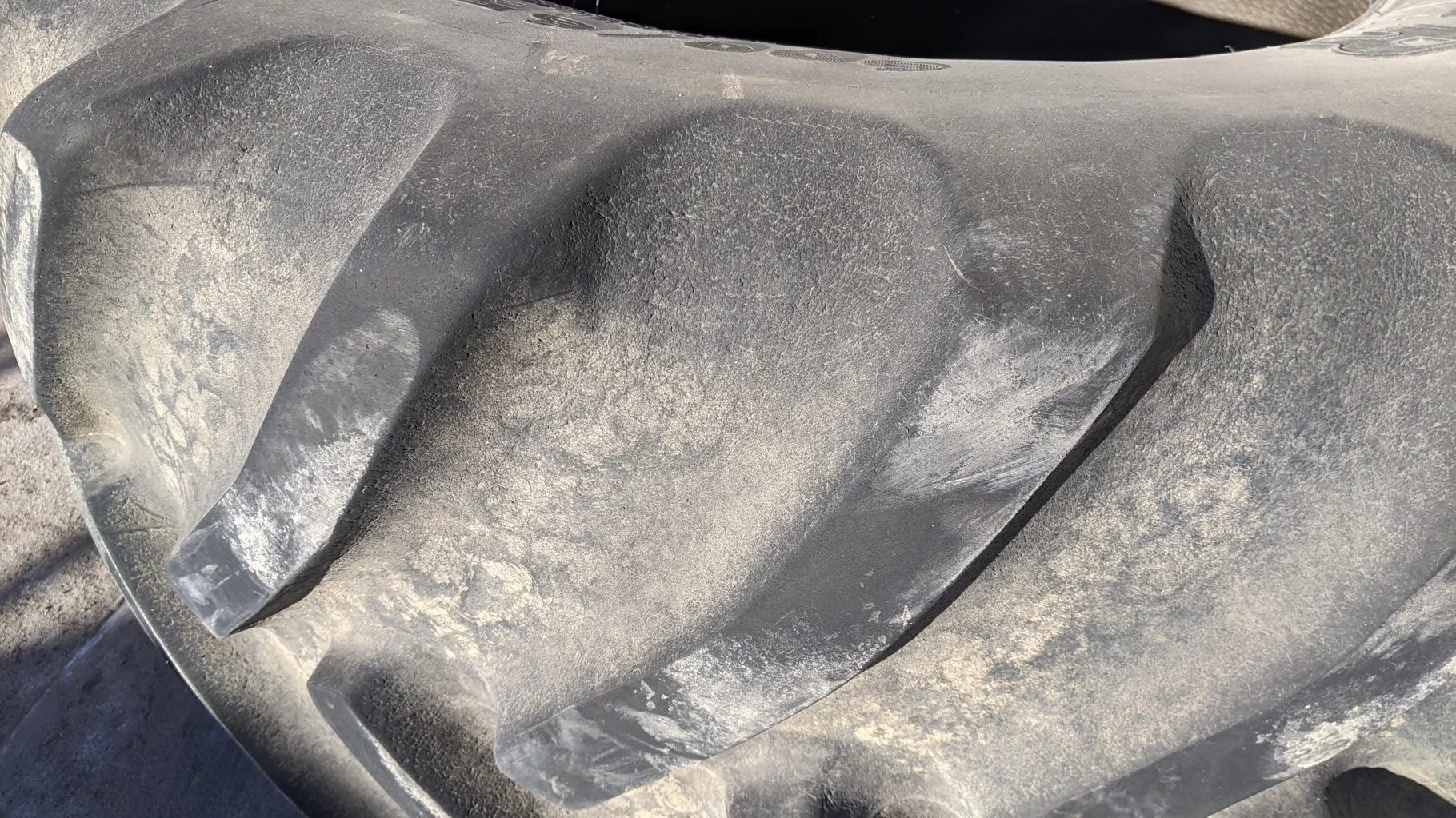 Used 600/65R28 Goodyear DT820 R-1W (160D) TL 80%  (Major stubble; sidewall cuts) - Good Condition image 3