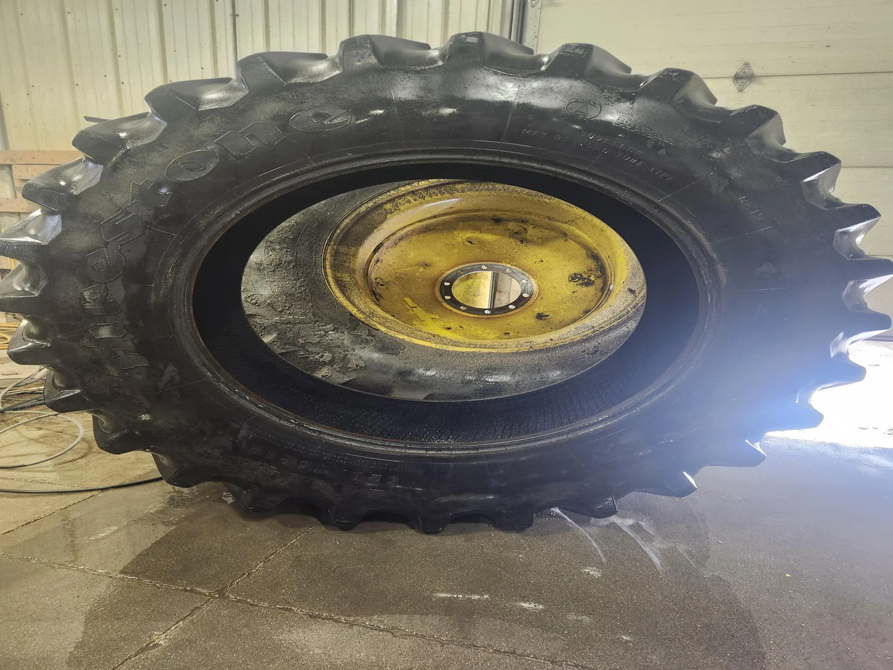 Used 520/85R42 157B Firestone Radial Deep Tread 23 R-1W TL 65%