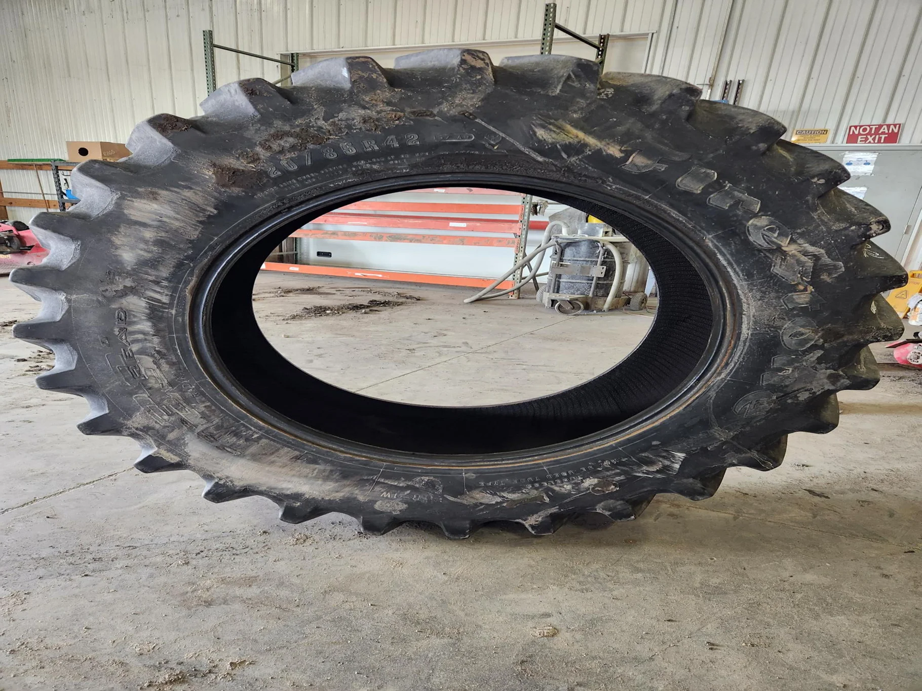 Used 520/85R42 157B Firestone Radial Deep Tread 23 R-1W TL 70% image 4