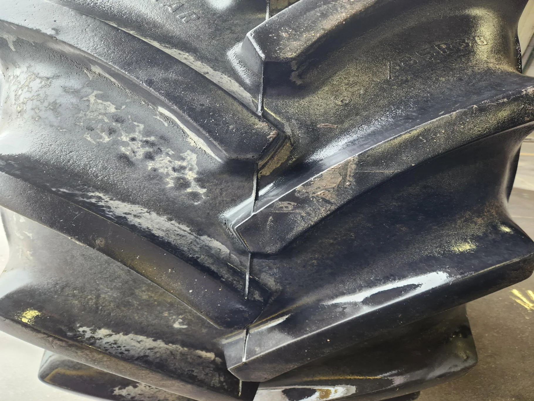 Used 650/85R38 173D Goodyear Optitrac R-1W TL 90% image 3