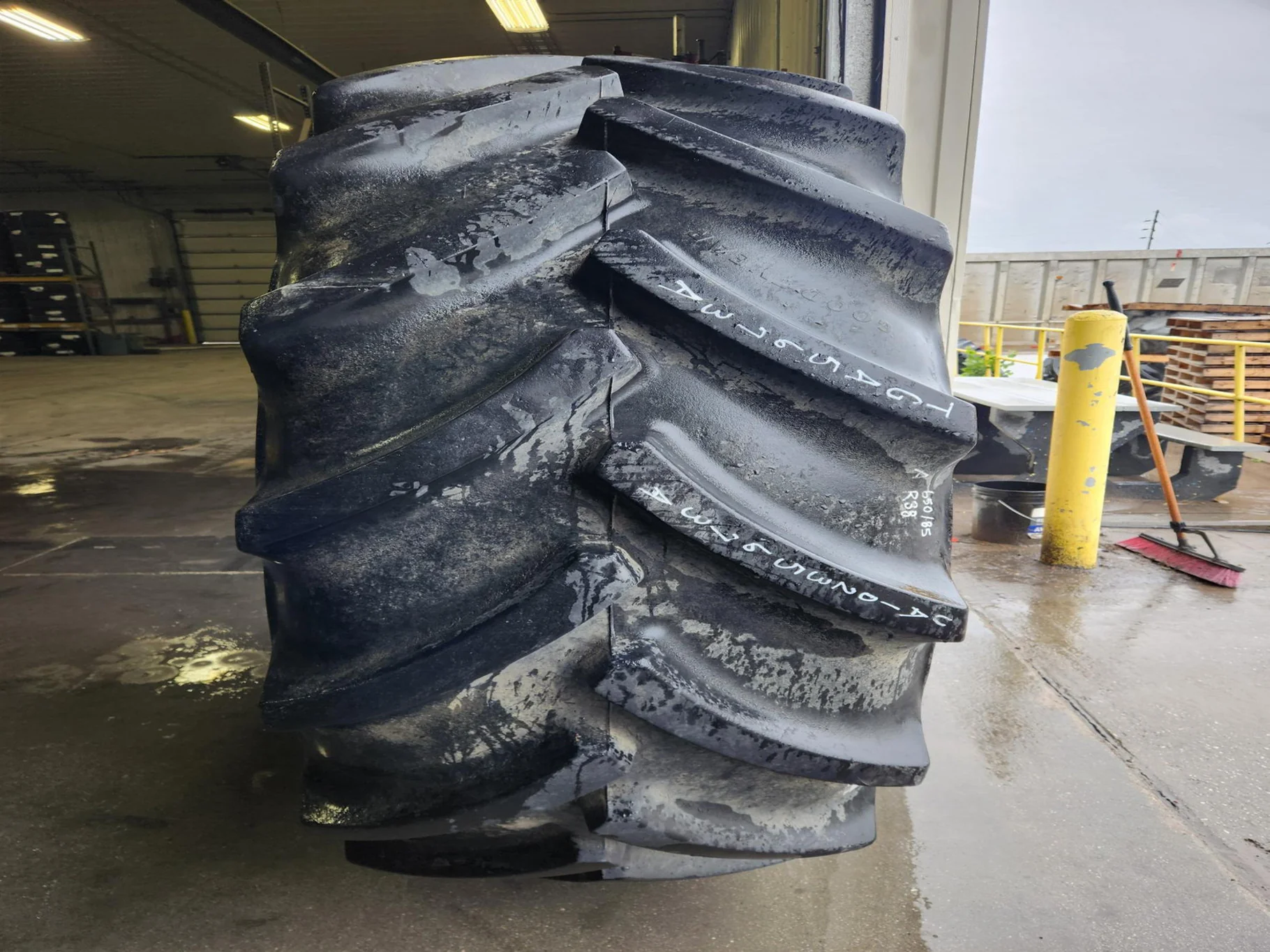 Used 650/85R38 173D Goodyear Optitrac R-1W TL 90% image 5
