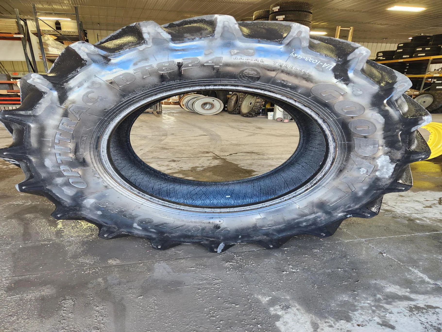 Used 710/70R38 166D Goodyear Optitrac DT824 TL R-1W 80% image 6