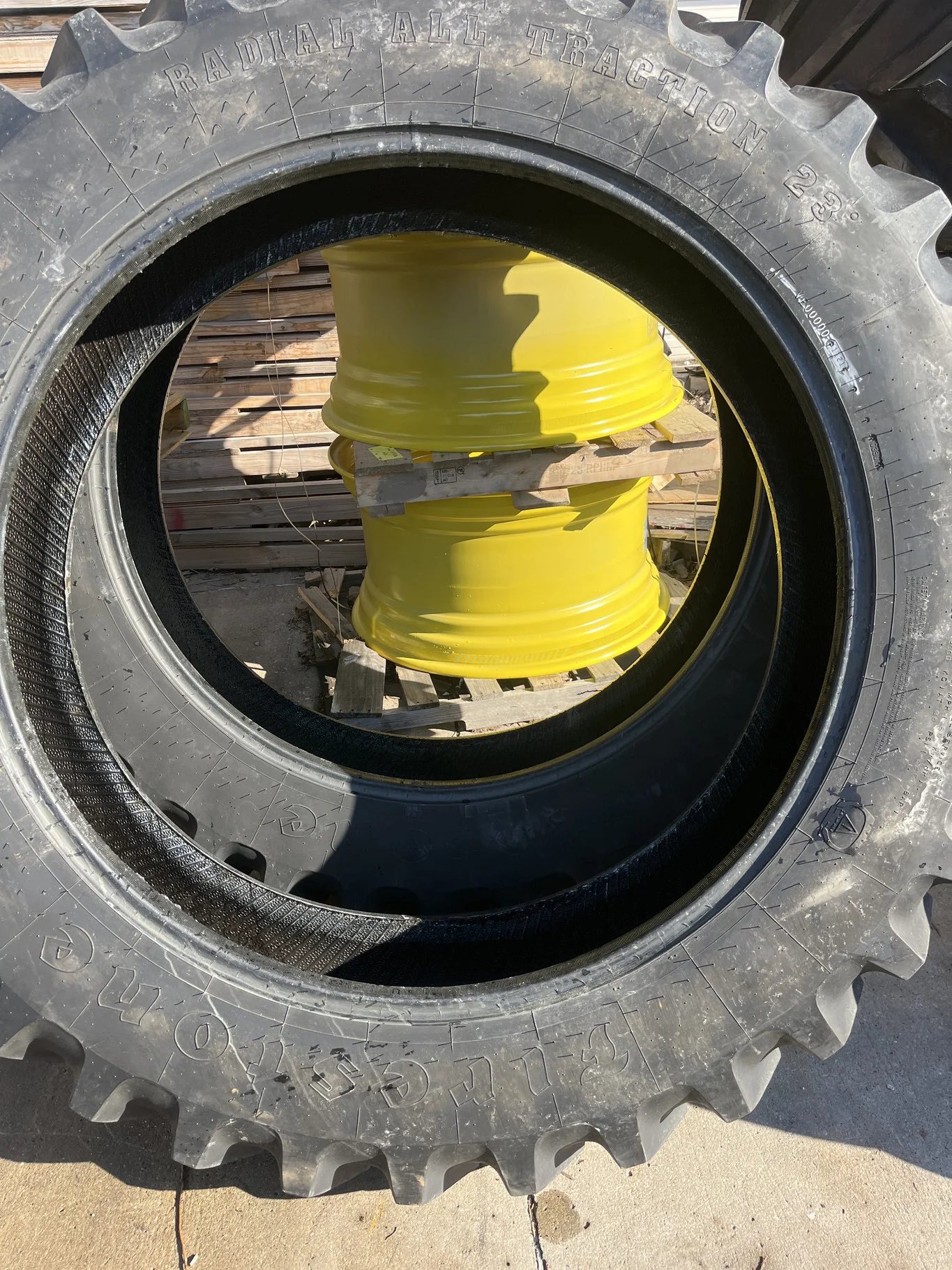 Used 14.9R46 145B Firestone Radial AllTraction 23 TL R-1 90-95%