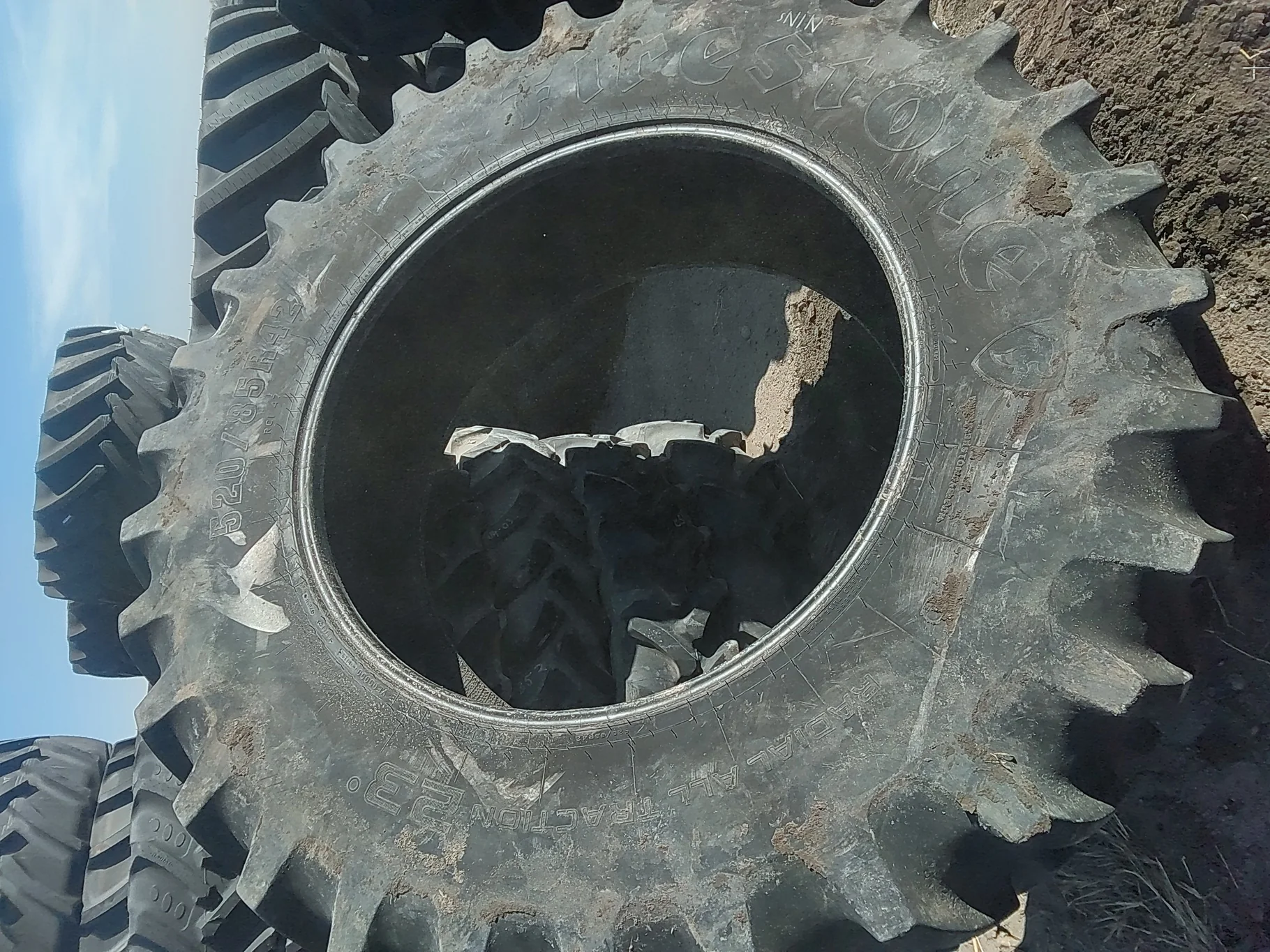 Used 520/85R42 157B Firestone Radial All Traction 23 R-1 TL 85% image 8