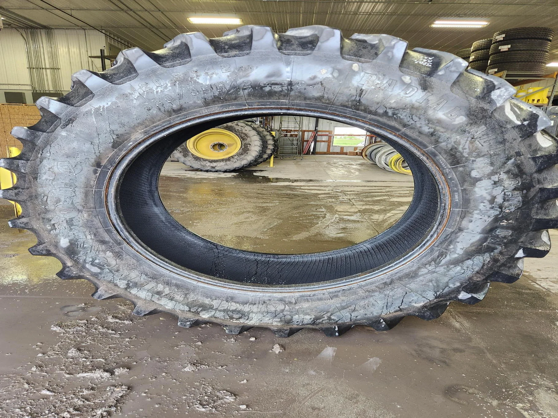 Used 520/85R42 165B Firestone Radial All Traction R-1 TL 40% image 2