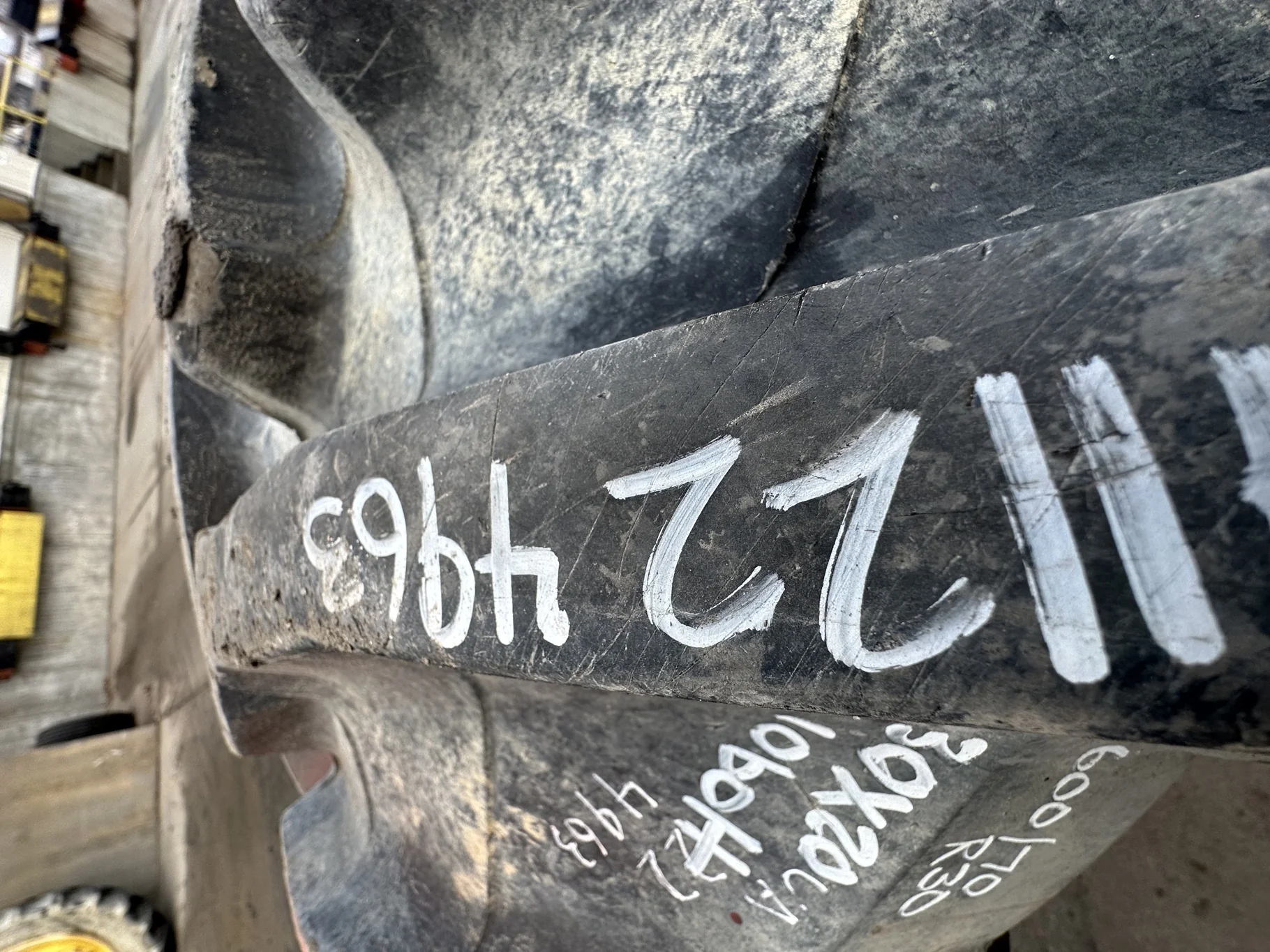 Used 600/70R30 Trelleborg TM900 High Power R-1W 158D TL 85%  (lug cuts, cuts between lugs) image 7