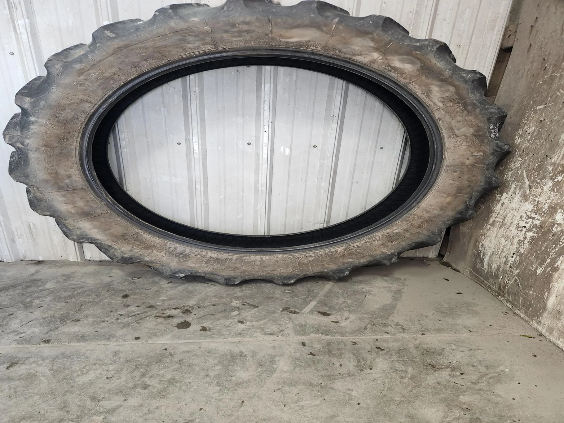 Used 380/90R50 151A8 Goodyear DT800 R-1W TL 65% image 6