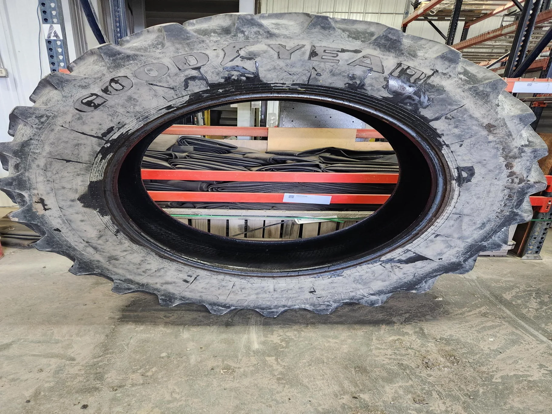 Used 520/85R42 157A8 Goodyear Ultra Torque Radial R-1 TL 85% image 2