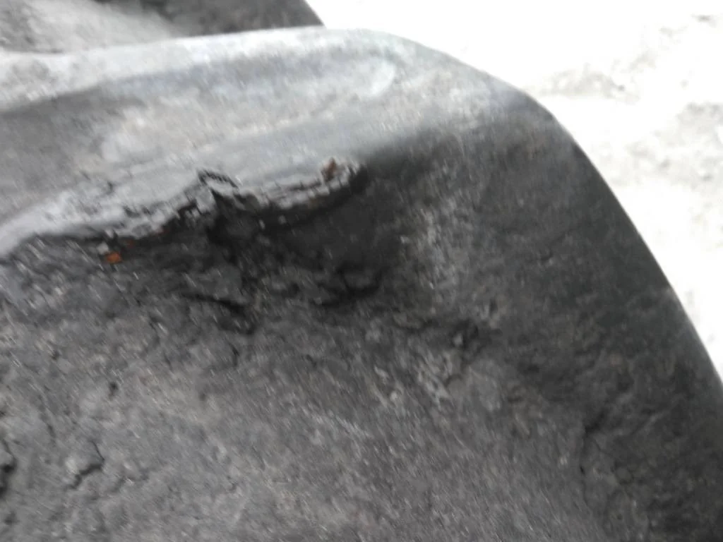 Used 800/70R38 173A8 Goodyear Optitrac DT830 TL R-1W 70-75% Severe Stubble Damage image 10