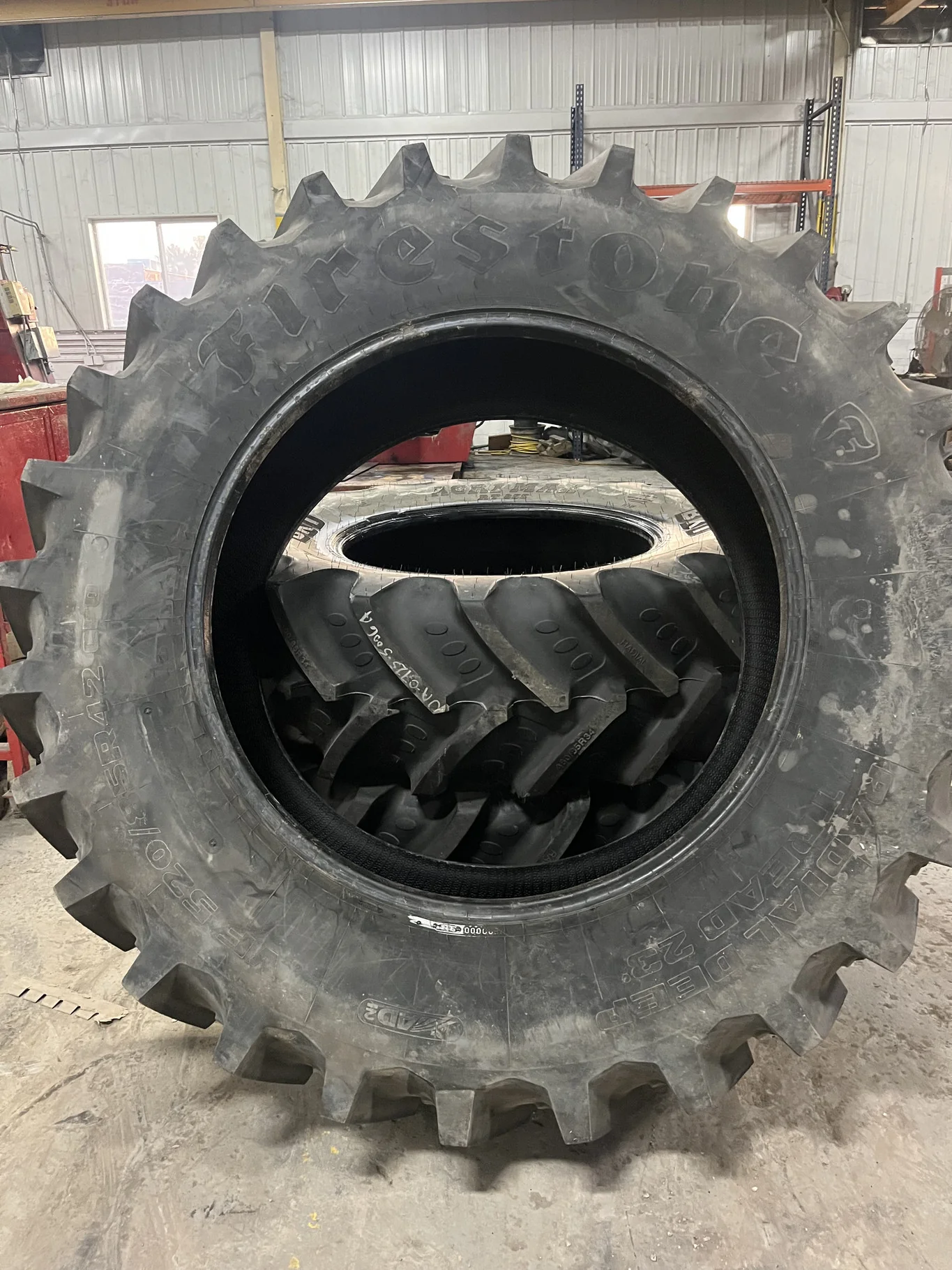 Used VF520/85R42 CFO 177B Firestone Radial Deep Tread 23 TL R-1W 90-95%