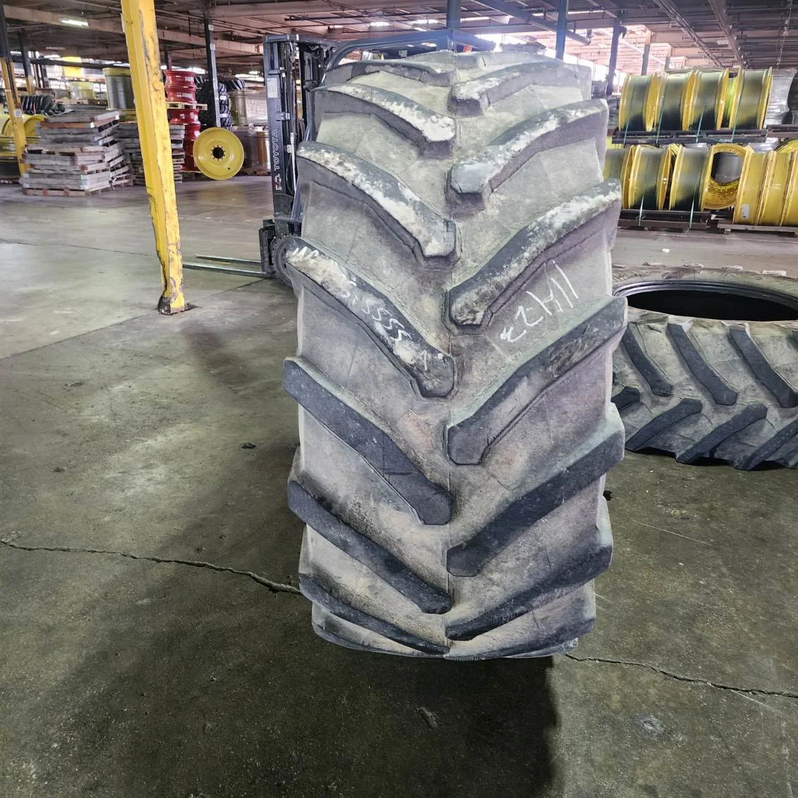 Used 650/60R34 156E Trelleborg TM900 TL R-1 50-55% image 2