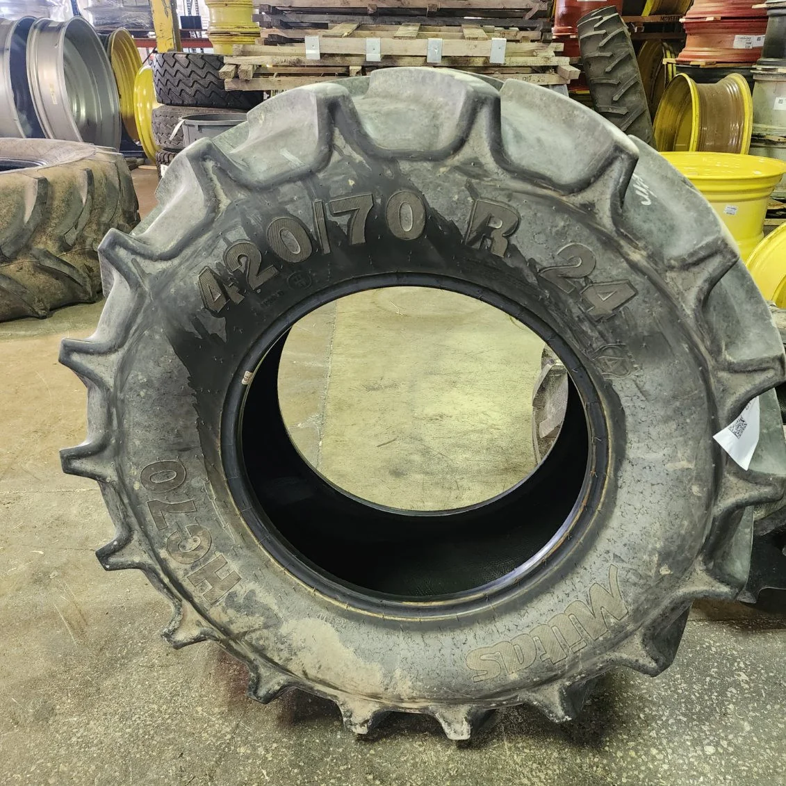 Used 420/70R24 133A8 Mitas HC70 TL R-1W 85-90% image 2