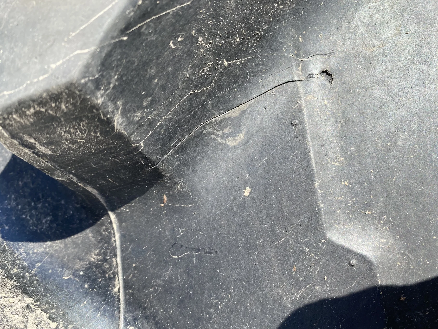 USED 520/85R42 162B MICHELIN AGRIBIB 2 95% LUG CUTS STUBBLE image 7
