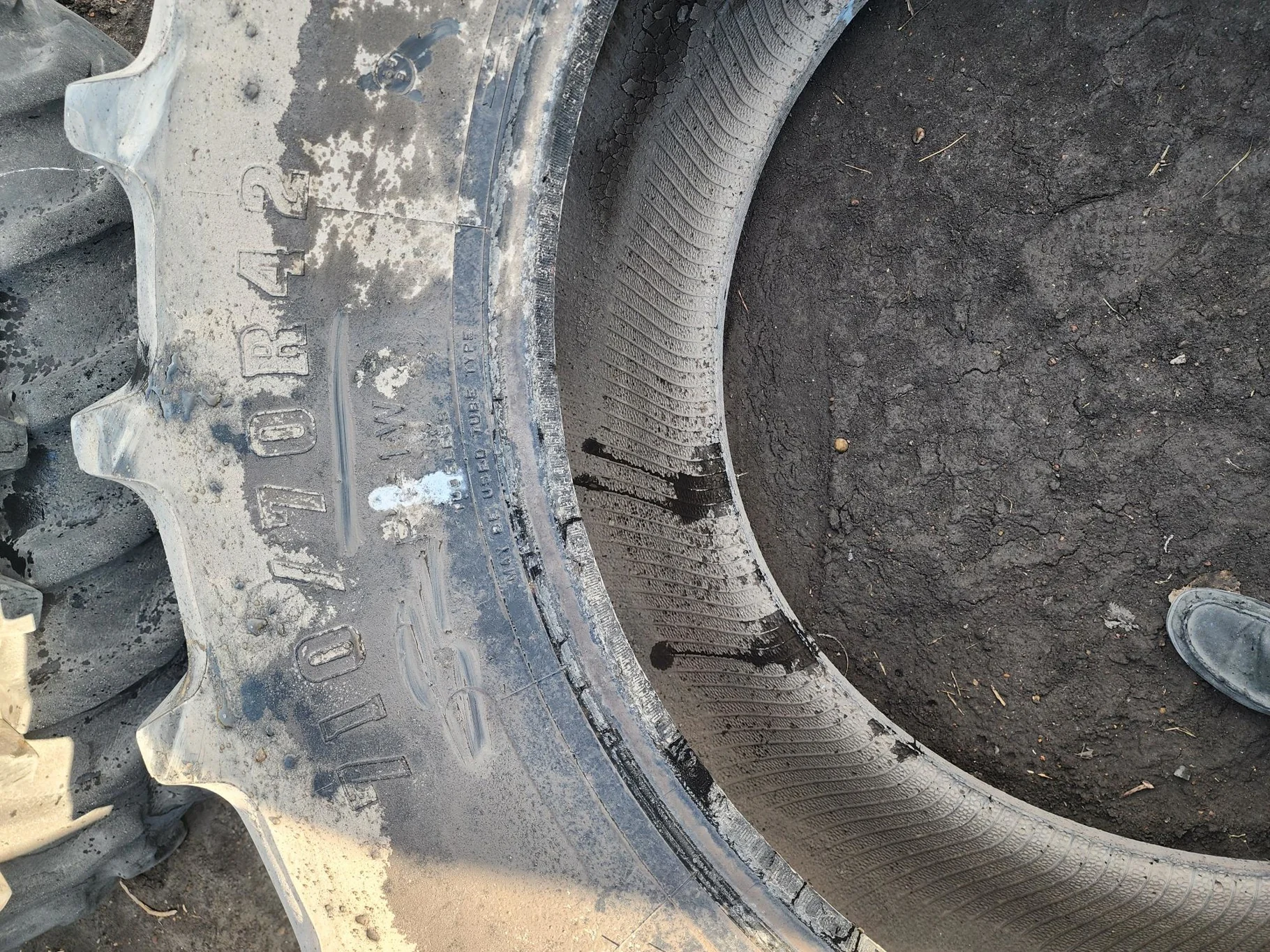 Used 710/70R42 168B Firestone RAT DT R-1W TL 90-95% image 3