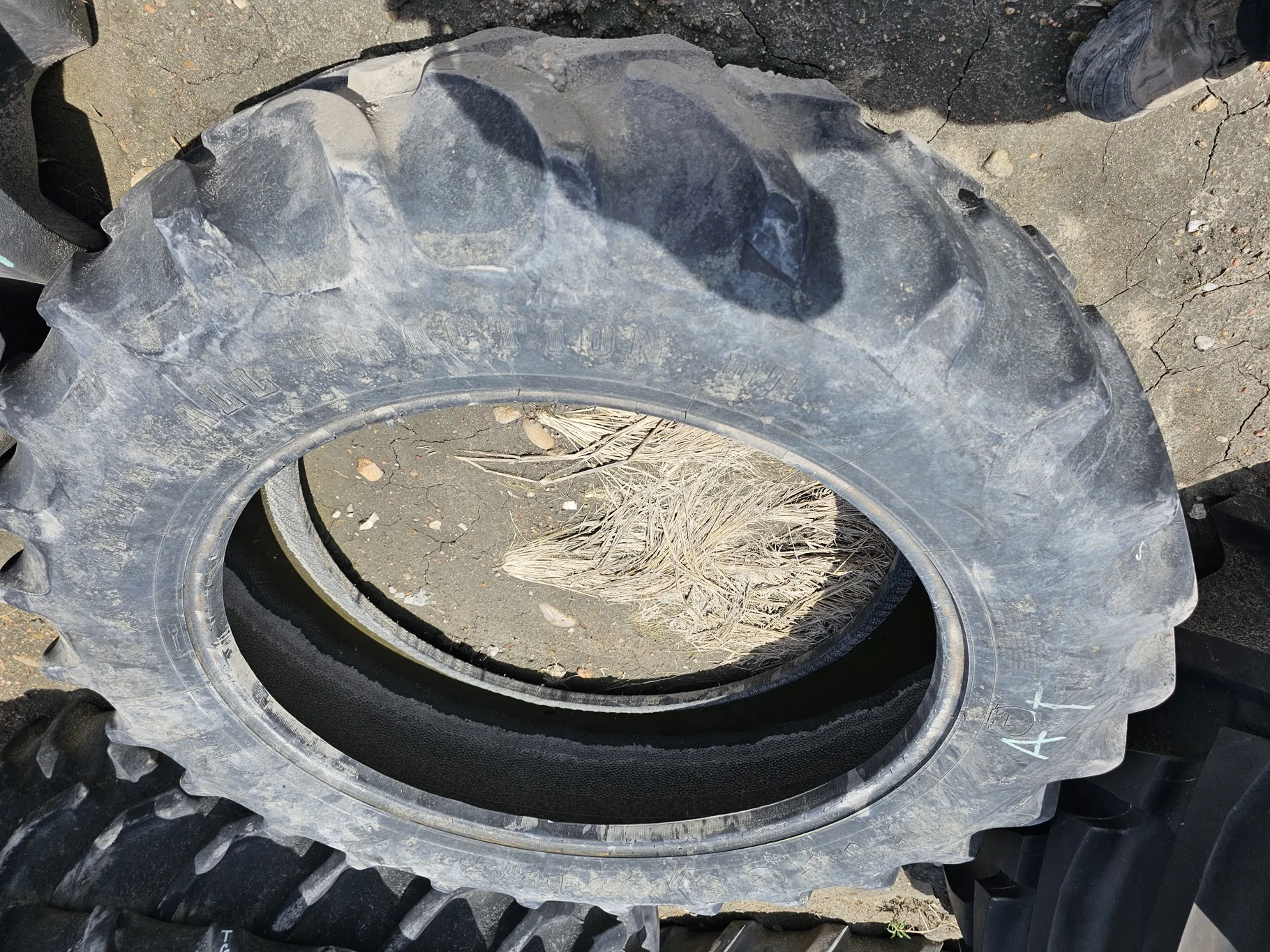 Used 380/80R38 Firestone Radial All Traction DT R-1W 142B TL 40% - Fair Condition image 2