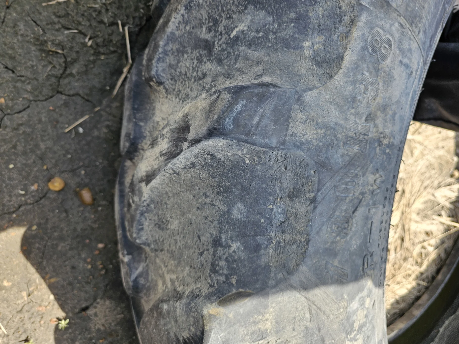 Used 380/80R38 Firestone Radial All Traction DT R-1W 142B TL 40% - Fair Condition image 5