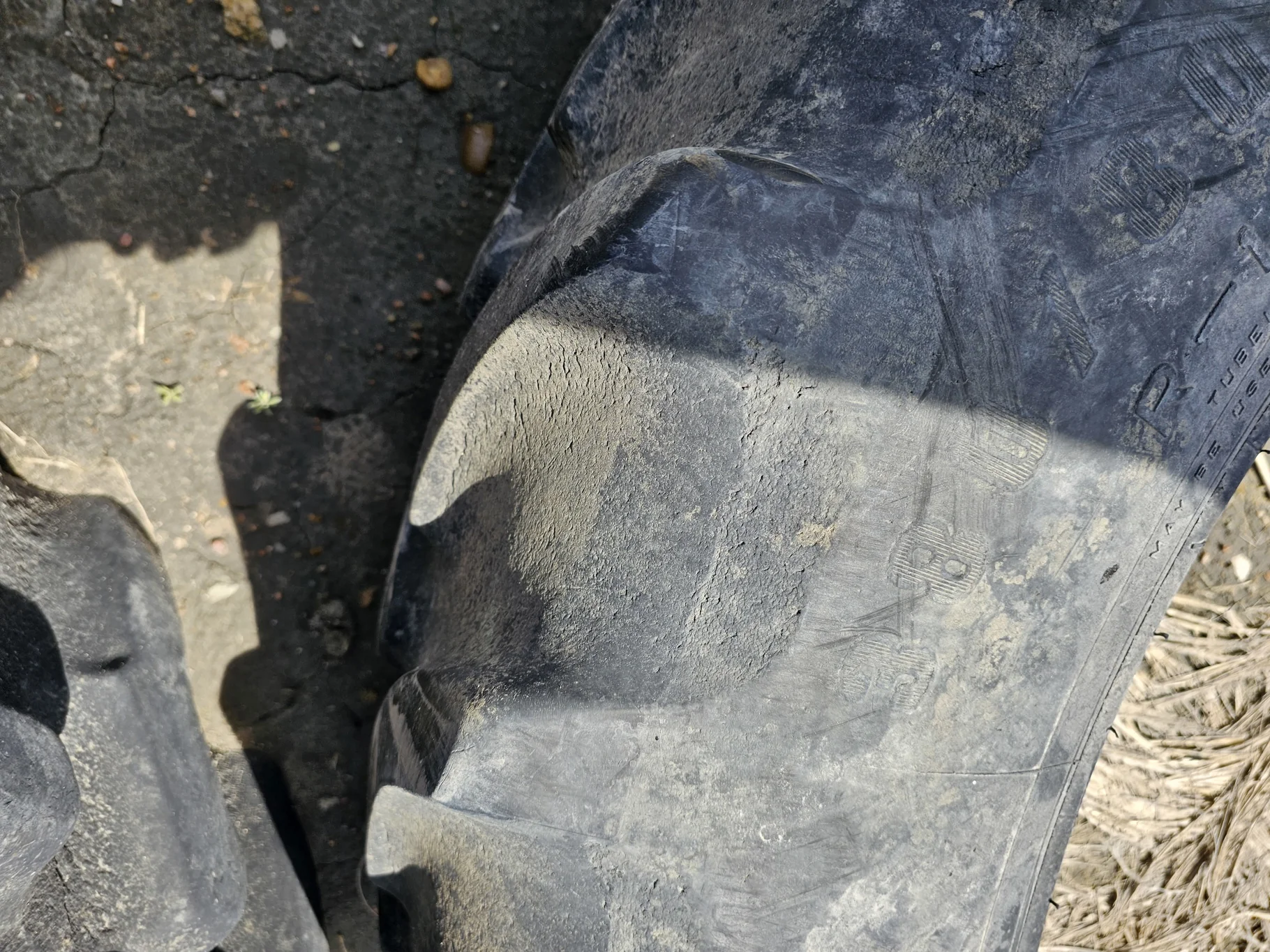 Used 380/80R38 Firestone Radial All Traction DT R-1W 142B TL 40% - Fair Condition image 6