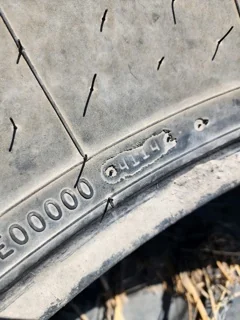 Used 520/85R42 Firestone RAT 23 R-1 (157B) TL 90% (Stubble;Side wall cut; rubbed) image 4