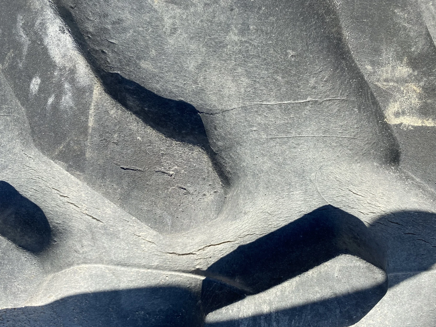 Used 380/85R34 Goodyear Ultra Torque Radial DT712 137A8 TL 40% - lug cuts; stubble; weathering; image 6
