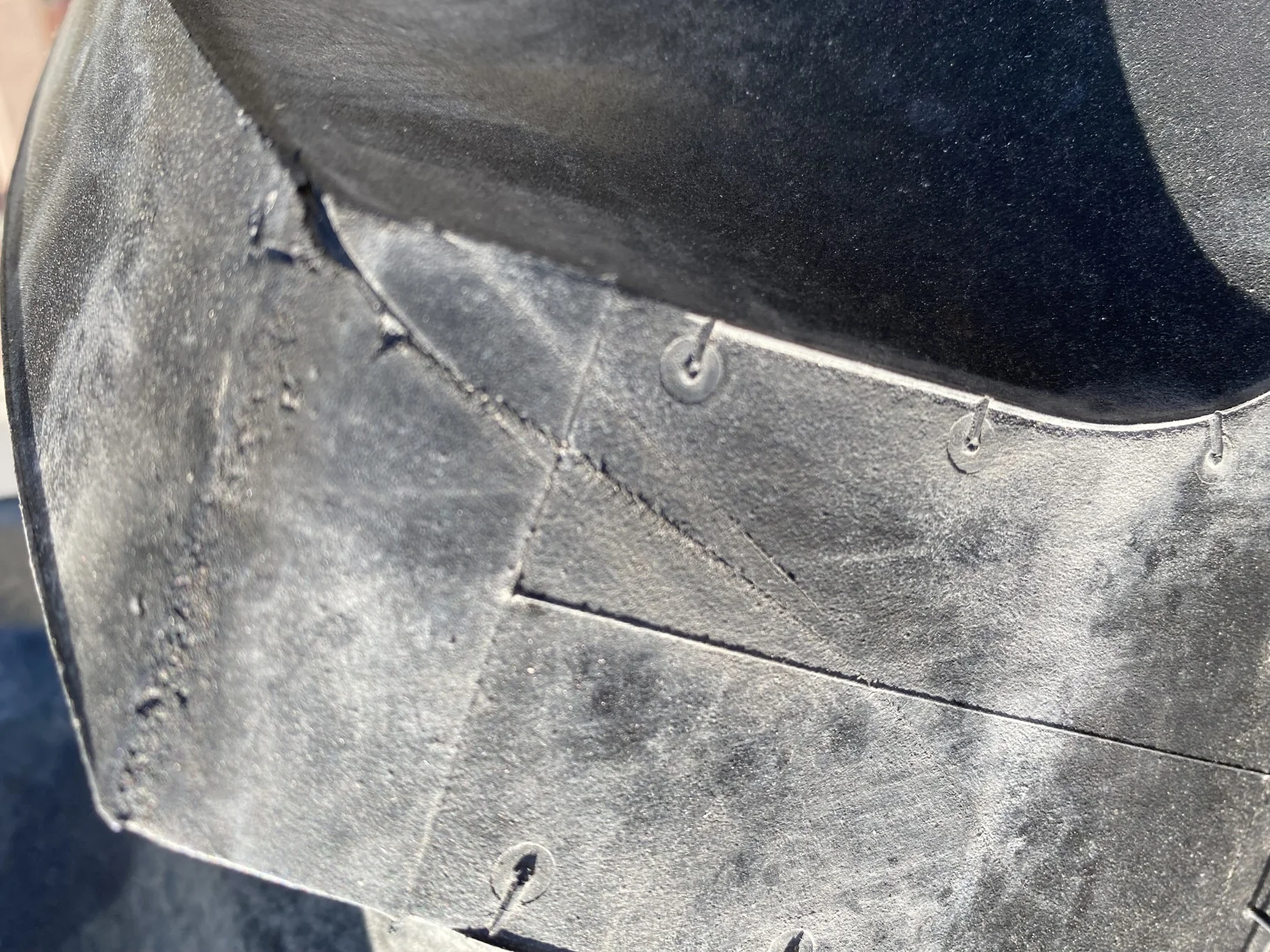 Used 420/80R46 Goodyear Ultra Torque Radial DT712 R-1 151A8/B TL 90% - lug cut, light lug stubble, b image 5