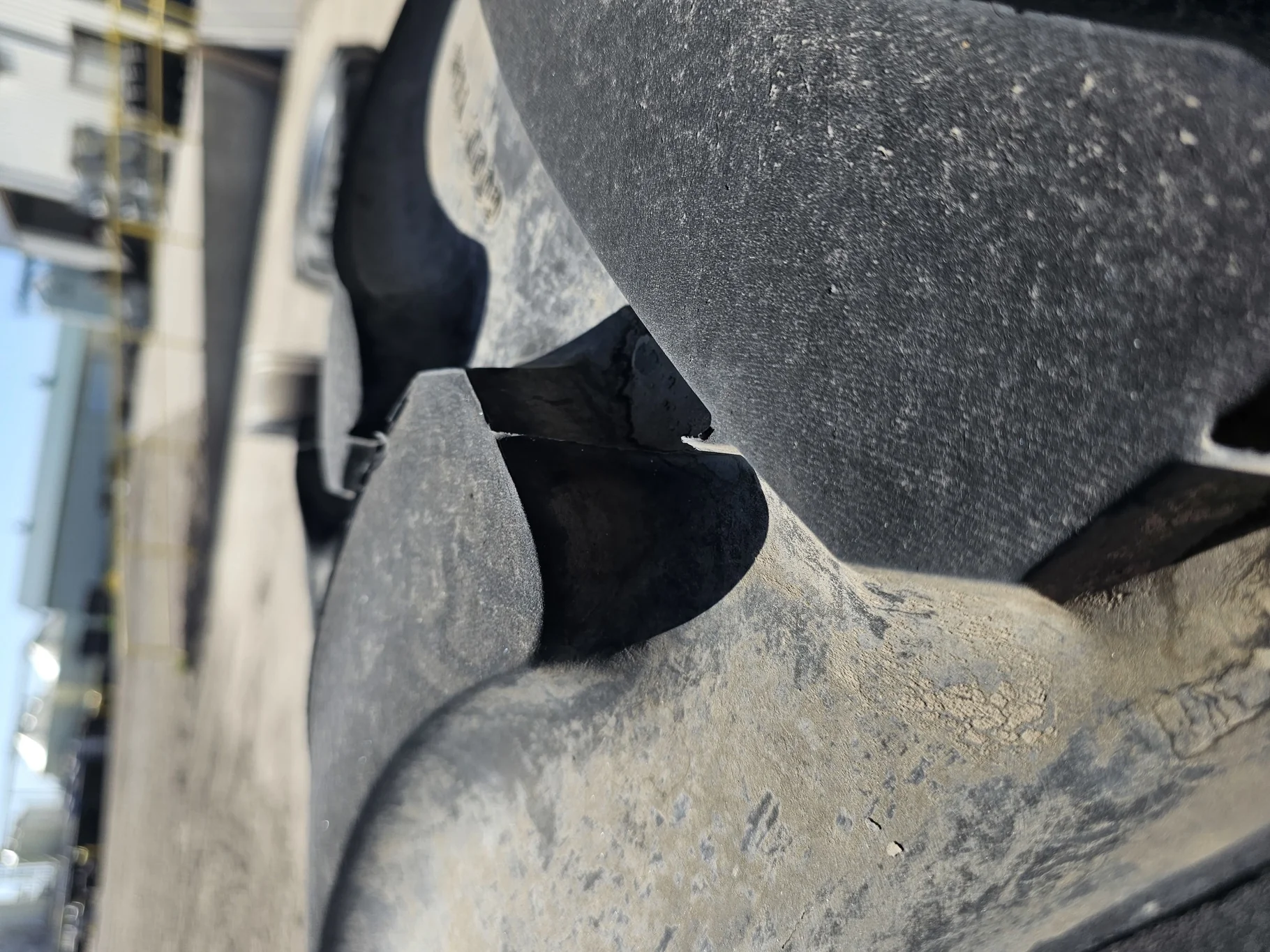 Used 750/50R26 Goodyear Optitorque 157D, 85% Stubble, Road Wear,