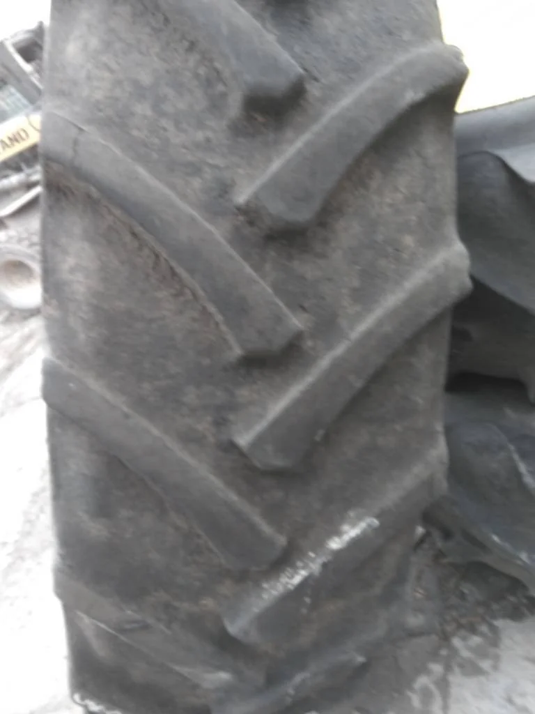 Used 480/80R46 158A8 Mitas AC85 TL R-1W 65-70% On 16 X 46 12-32.047-30.078 Rim & Rail Yellow Wheel image 2