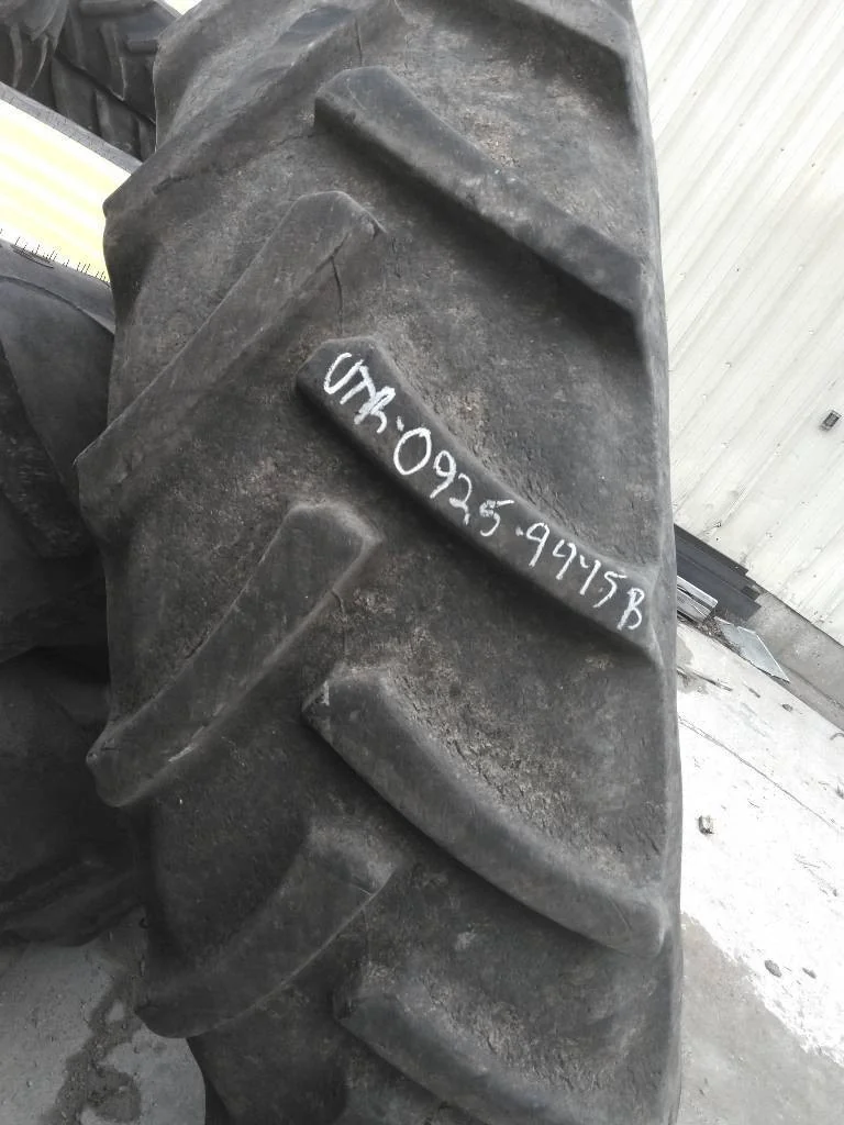 Used 480/80R46 158A8 Mitas AC85 TL R-1W 65-70% On 16 X 46 12-32.047-30.078 Rim & Rail Yellow Wheel image 4