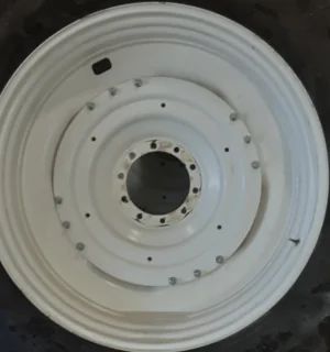 Used 12 X 50 NH White 10 Bolt Wheel w/Disc(10-13.189-11.09) 7.87 inset - Good  Condition image 2