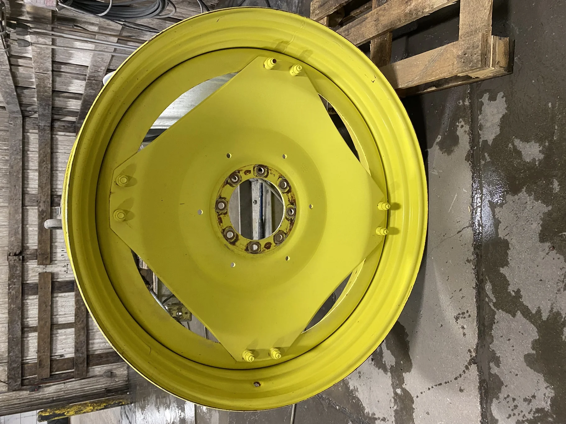 Used 12 X 46 JD Yellow 12 Bolt (.9375) Stub Disc (12-32.047-30.09) 3.5" Backside Offset