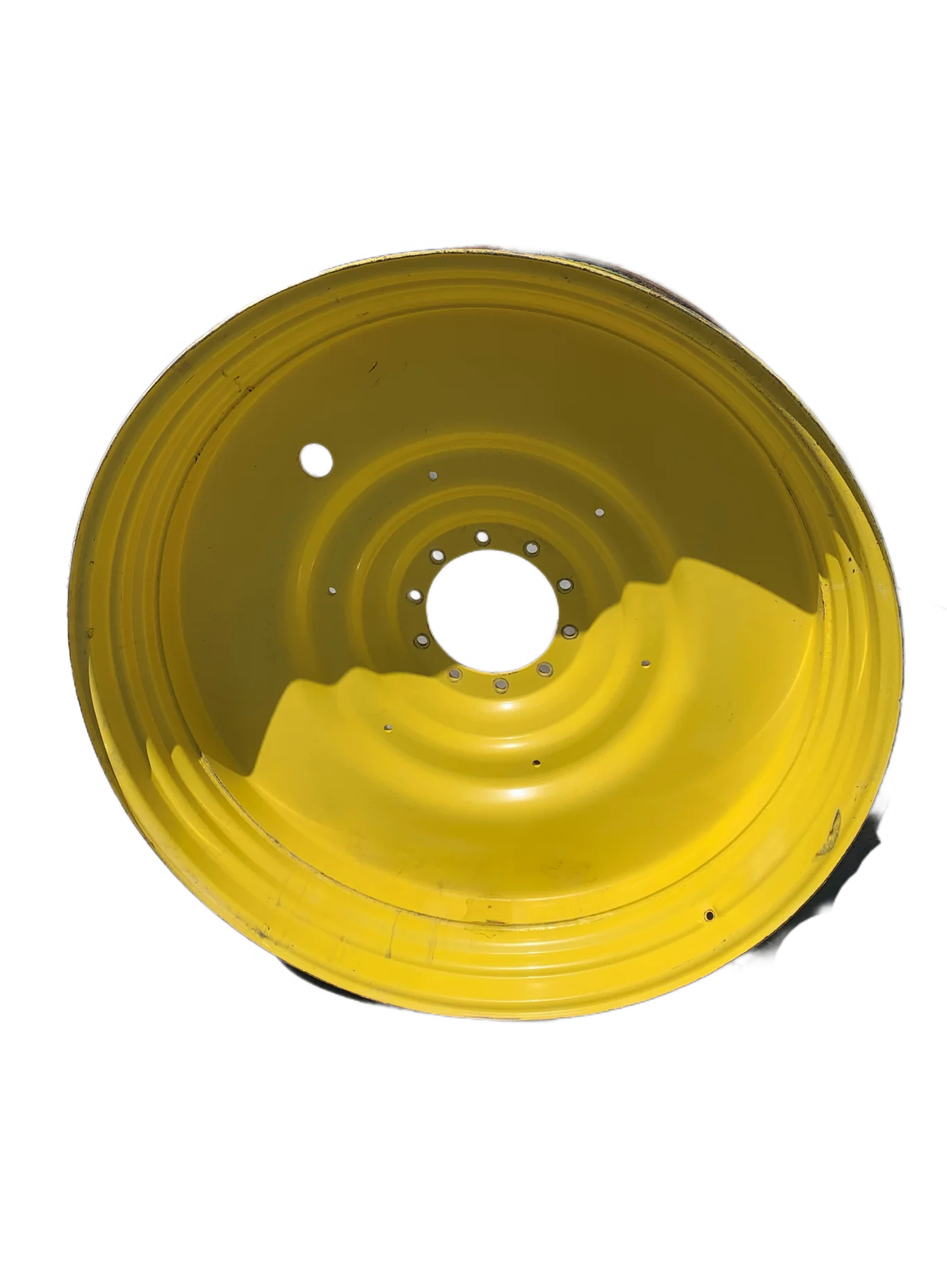 Used 16 X 54 10 Bolt Dual Yellow Wheel