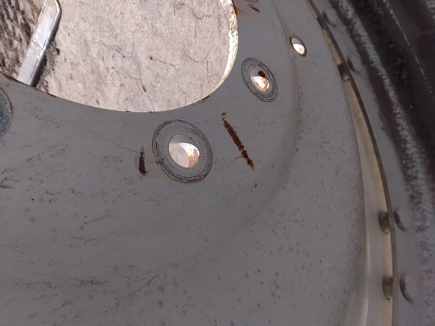 LaUsed 12 X 50 NH GKN Rim with 8 BOLT DISC image 6