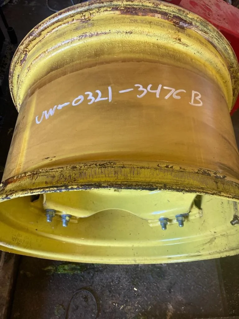Used 15 X 24 John Deere Yellow 8 Bolt (.846) GKN Style Wheel (8-8-6) image 2