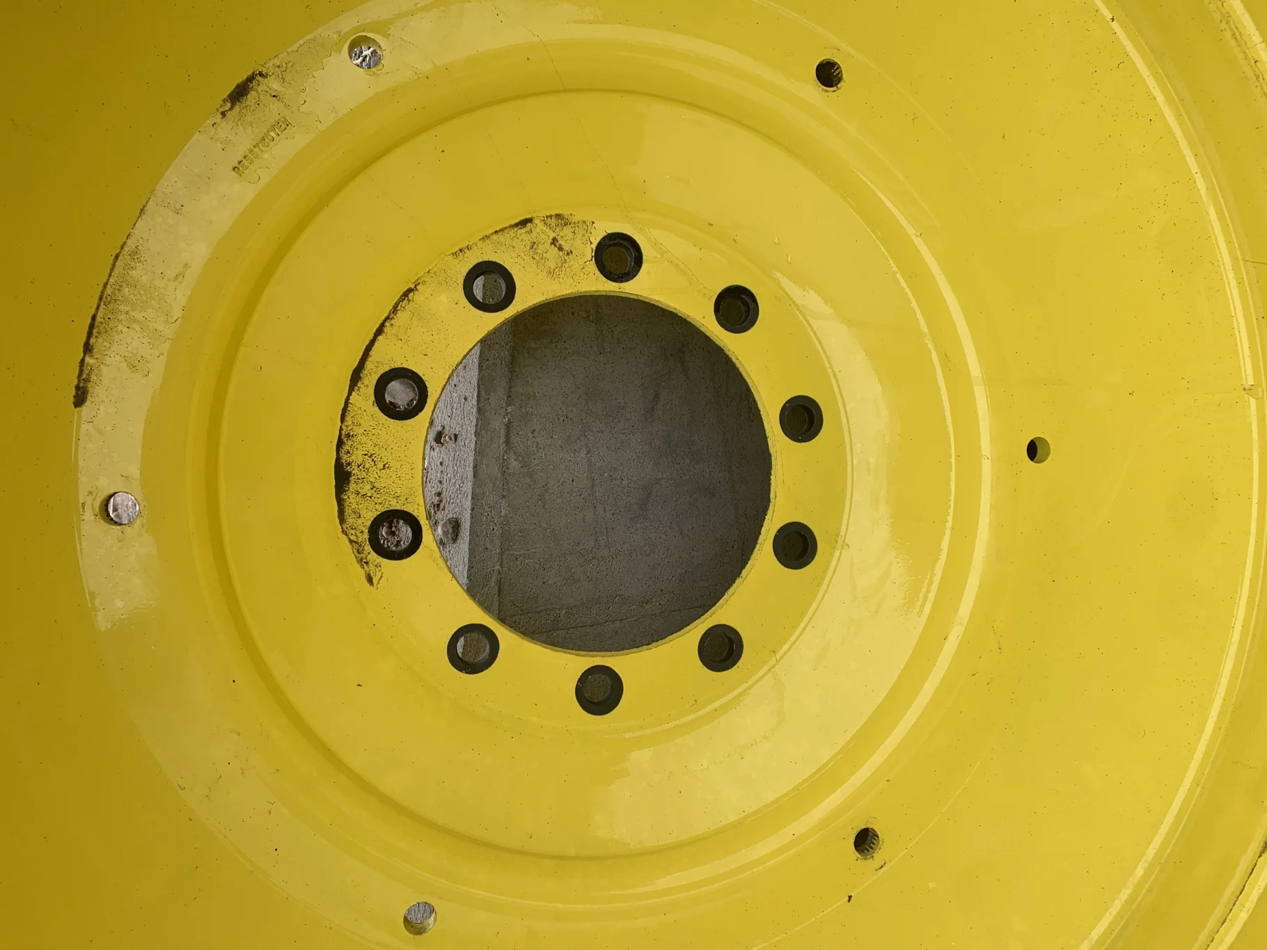 Used 20 X 42 10-13.18-11.09 14.4 Inset (.906) JD Yellow Dual Wheel