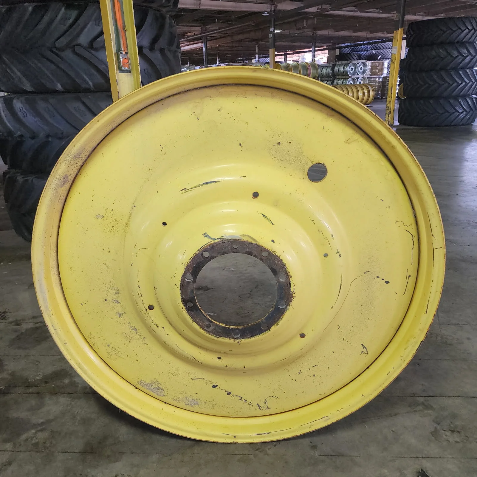 Used 12 x 54 10-13.19-11.07 -3"BS Yellow Dual Wheel